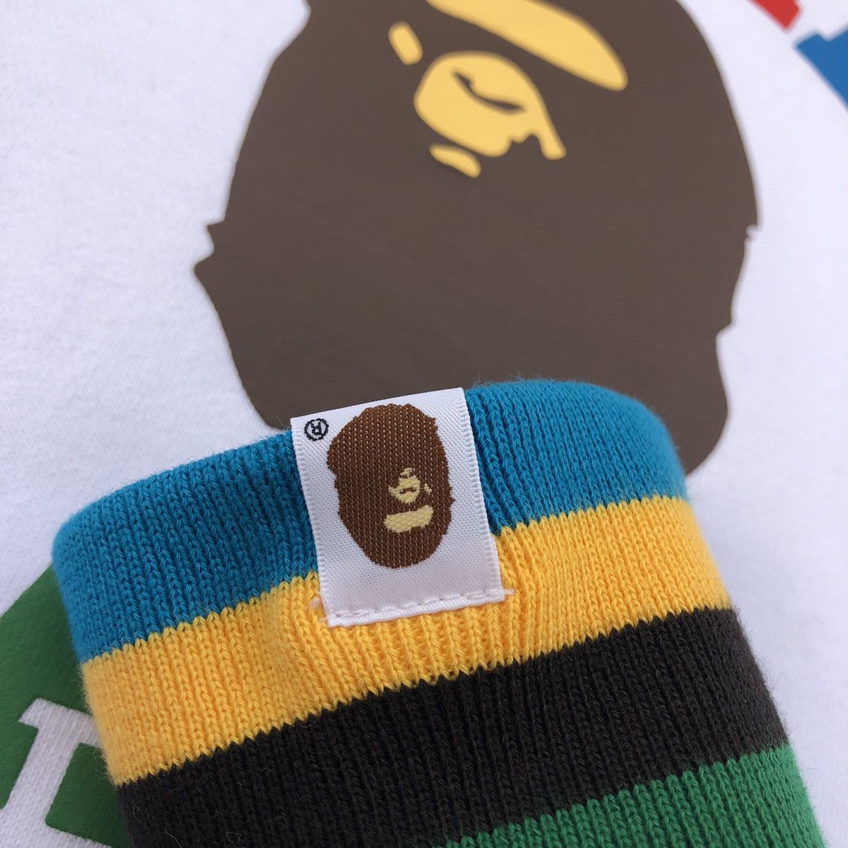 Bape Line Rib College Crewneck Size US M / EU 48-50 / 2 - 10 Thumbnail