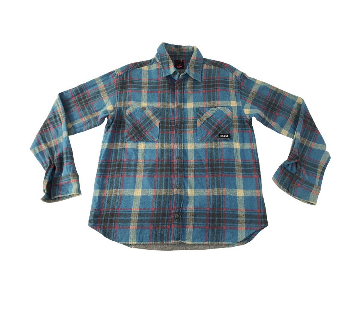 Flannel X-Girl Flannel Shirt Double Pockets Button Down Plaid Check Size M / US 6-8 / IT 42-44 - 1 Thumbnail