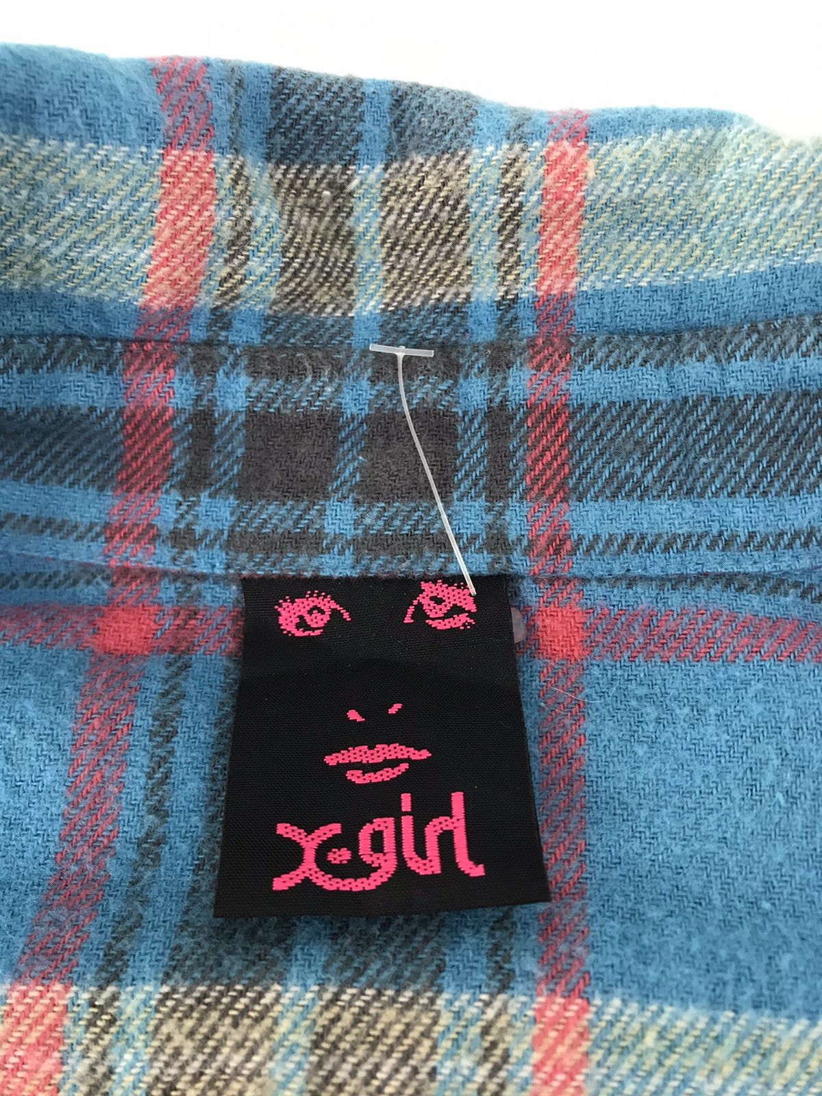 Flannel X-Girl Flannel Shirt Double Pockets Button Down Plaid Check Size M / US 6-8 / IT 42-44 - 6 Thumbnail