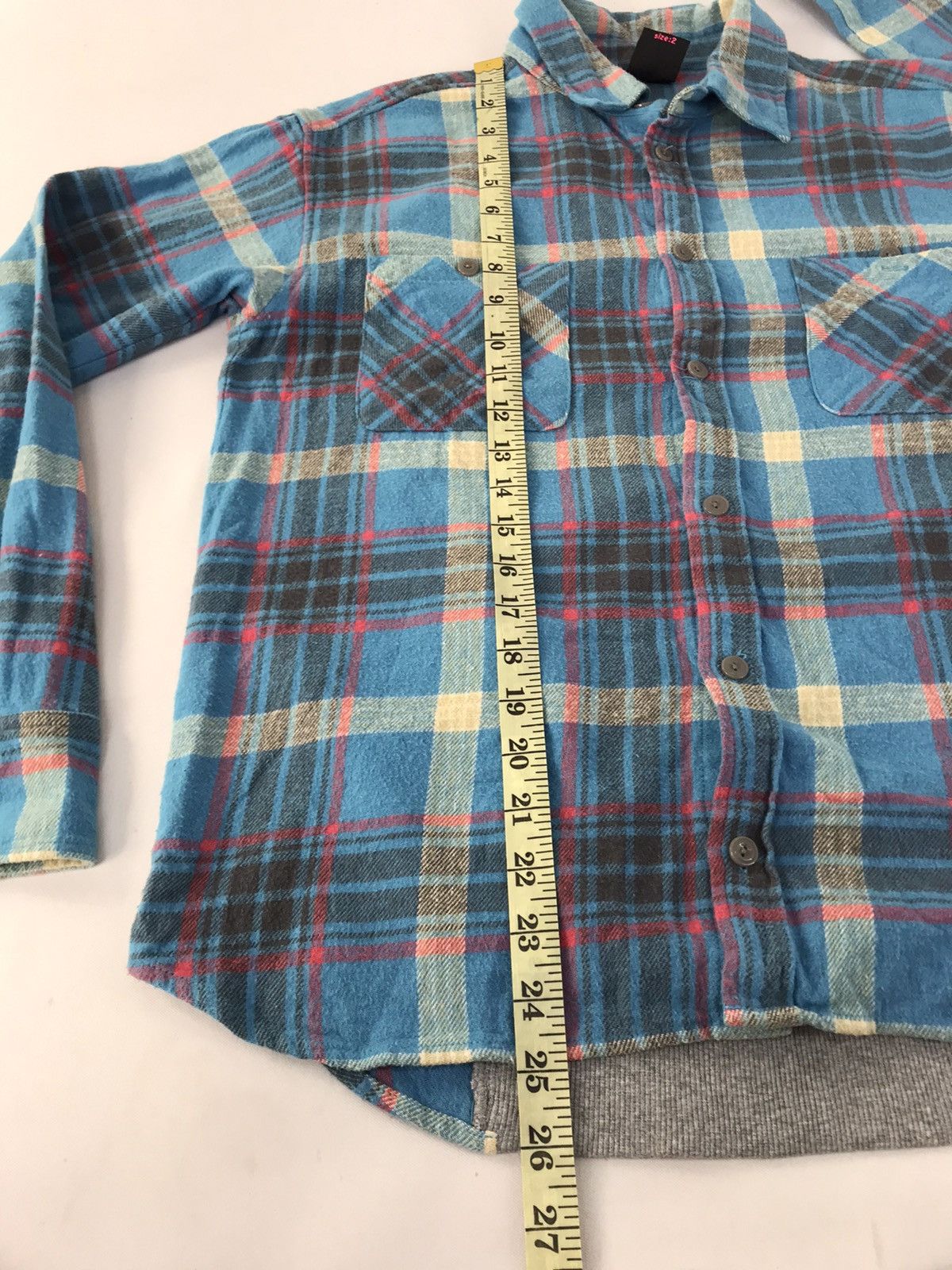 Flannel X-Girl Flannel Shirt Double Pockets Button Down Plaid Check Size M / US 6-8 / IT 42-44 - 12 Thumbnail
