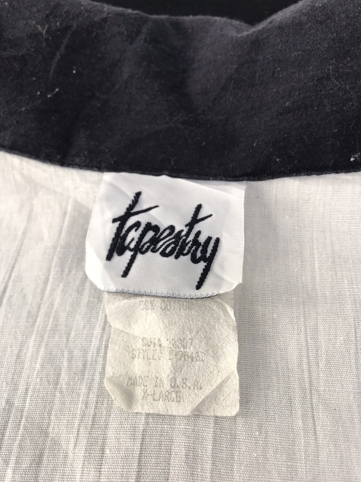 Vintage Tapestry Brand Button Up Black Outer Ethic Native Culture Size US XL / EU 56 / 4 - 4 Thumbnail