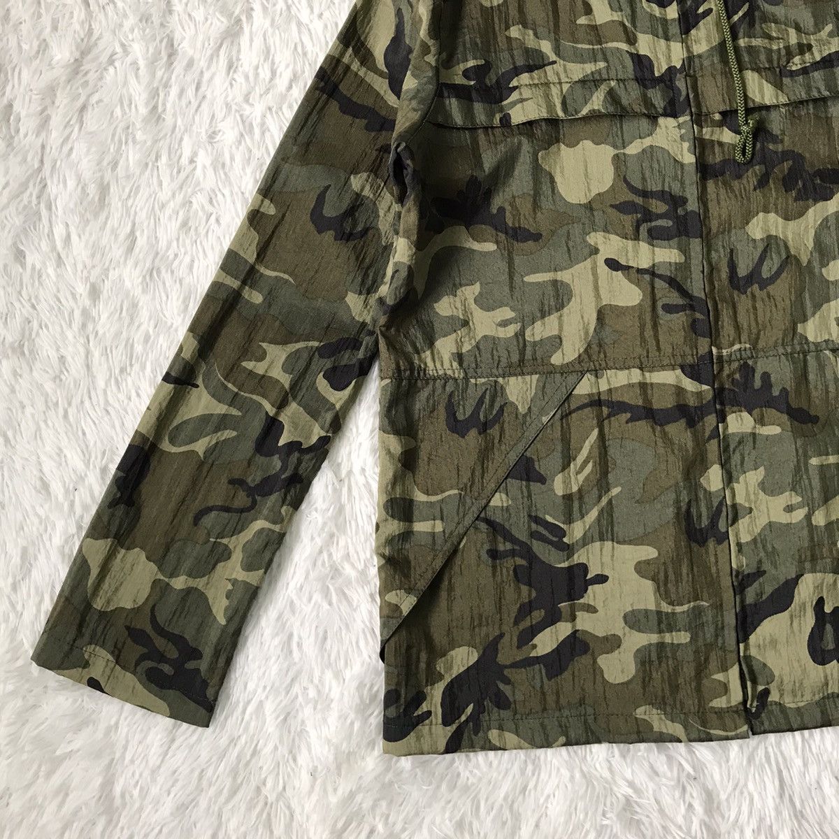 Japanese Brand Ray BEAMS Military Camo Hoodie Zipper Jacket Made in Japan Size US M / EU 48-50 / 2 - 6 Thumbnail