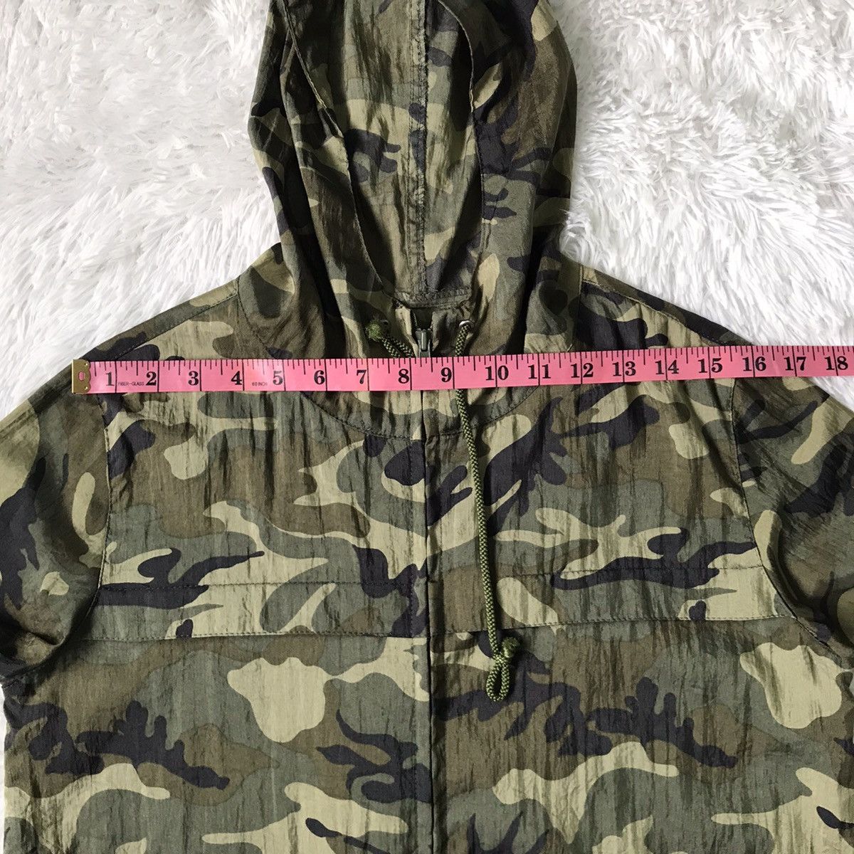 Japanese Brand Ray BEAMS Military Camo Hoodie Zipper Jacket Made in Japan Size US M / EU 48-50 / 2 - 22 Thumbnail