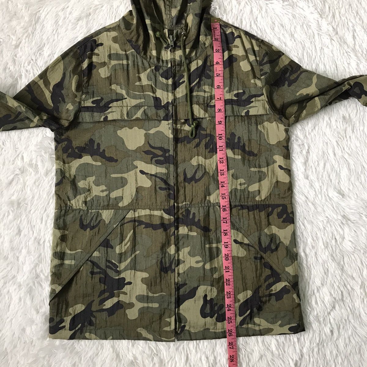 Japanese Brand Ray BEAMS Military Camo Hoodie Zipper Jacket Made in Japan Size US M / EU 48-50 / 2 - 21 Thumbnail
