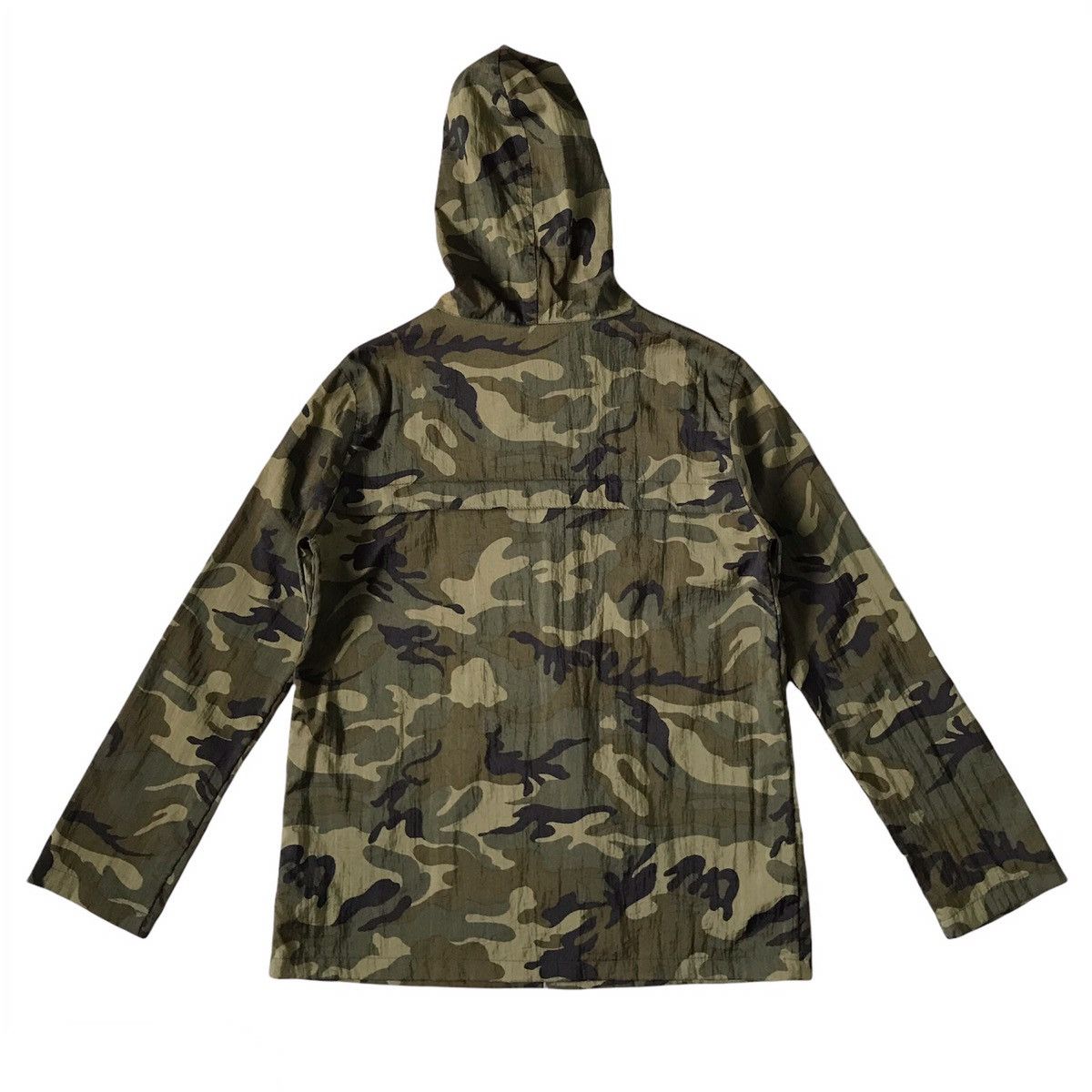 Japanese Brand Ray BEAMS Military Camo Hoodie Zipper Jacket Made in Japan Size US M / EU 48-50 / 2 - 2 Thumbnail