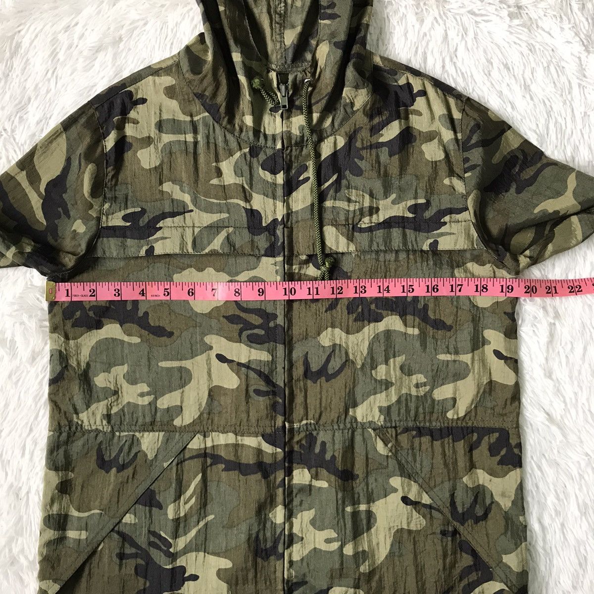 Japanese Brand Ray BEAMS Military Camo Hoodie Zipper Jacket Made in Japan Size US M / EU 48-50 / 2 - 20 Thumbnail