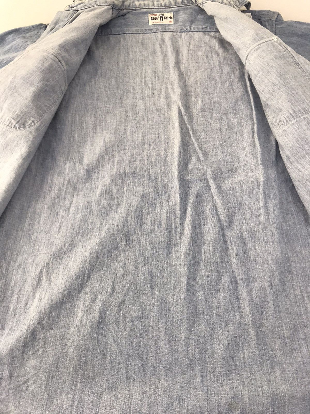Levi's Levi’s Strauss Co Blue Shirt Denim Button Up Double Pockets Size US XL / EU 56 / 4 - 6 Thumbnail