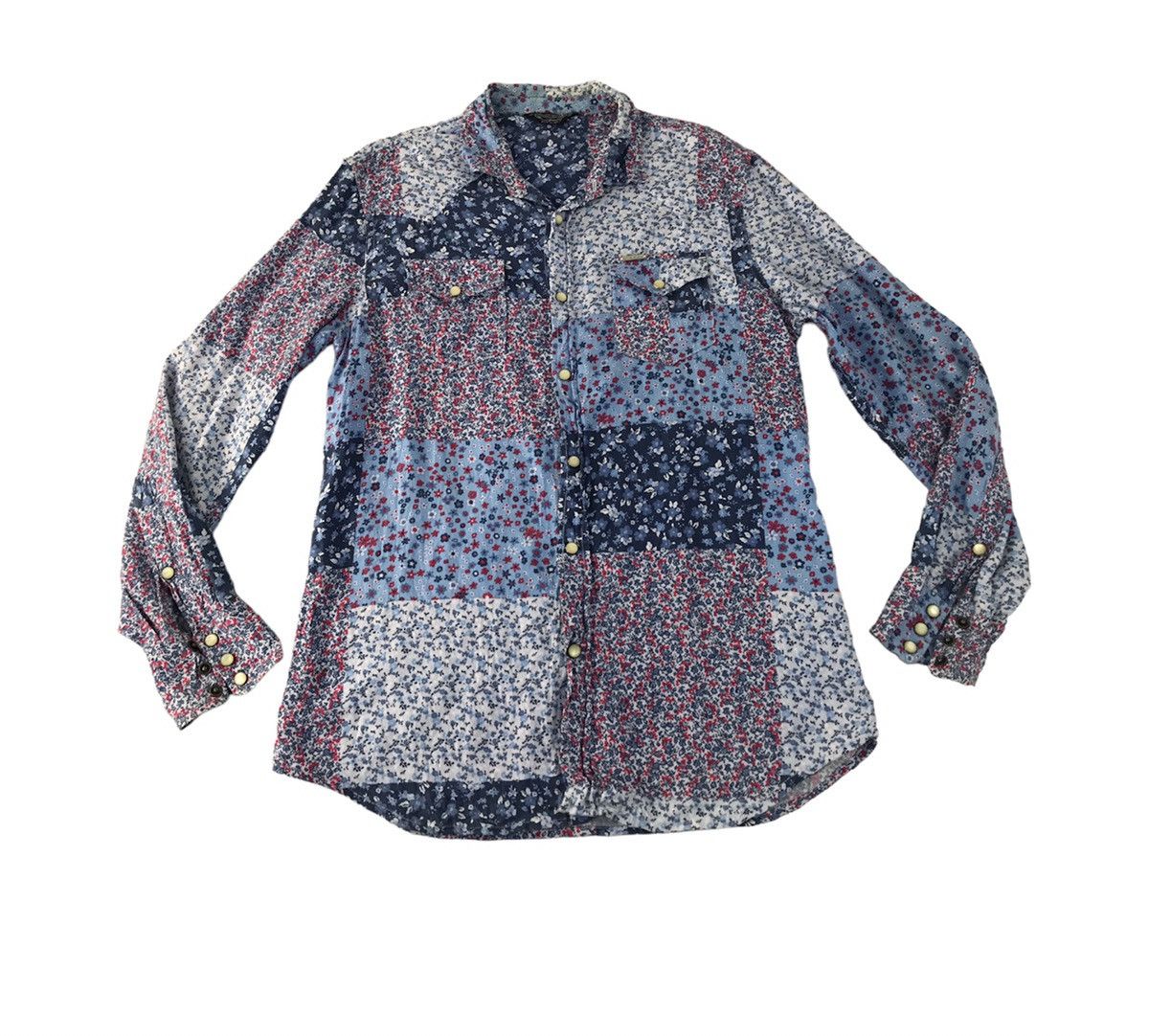 Diesel Diesel Industry Shirt Unisex Floral Like Patchworks Design Size M / US 6-8 / IT 42-44 - 1 Thumbnail
