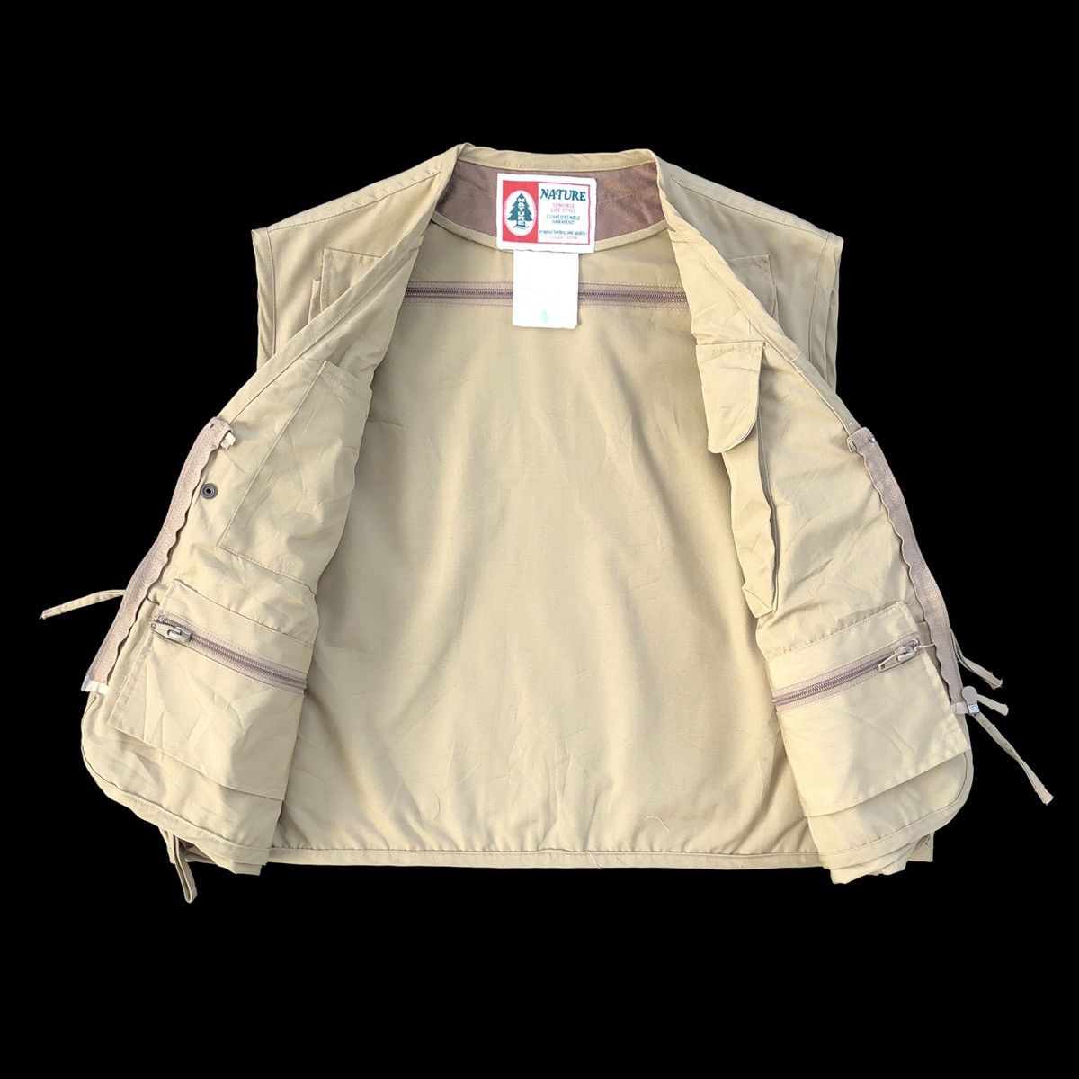 Japanese Brand Vintage NATURE Cargo Tactical Vest Jacket Size US M / EU 48-50 / 2 - 6 Thumbnail
