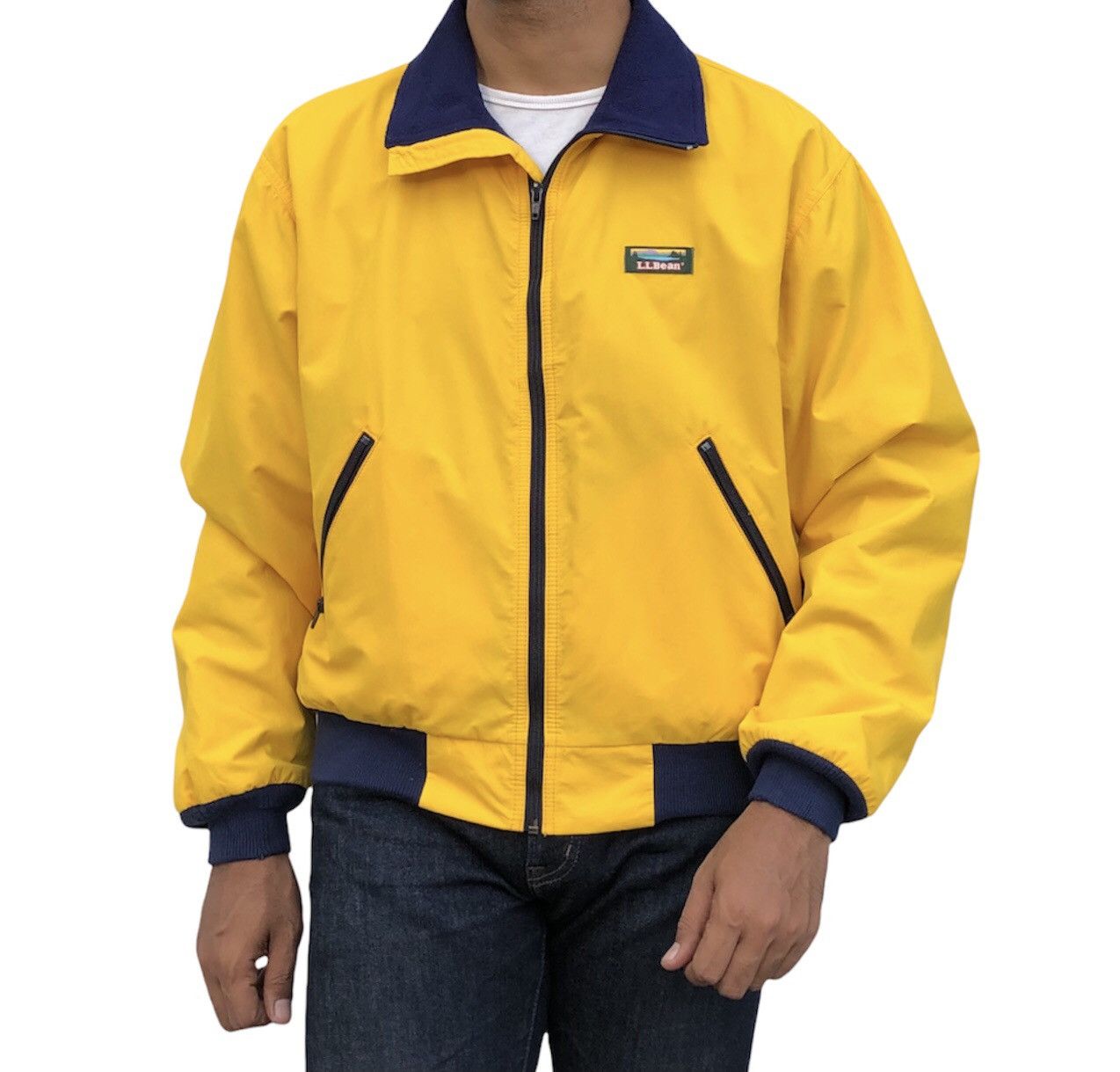 L.L. Bean Vintage L. L. Bean Three Seasons Lined Bomber Jacket Size US M / EU 48-50 / 2 - 2 Thumbnail