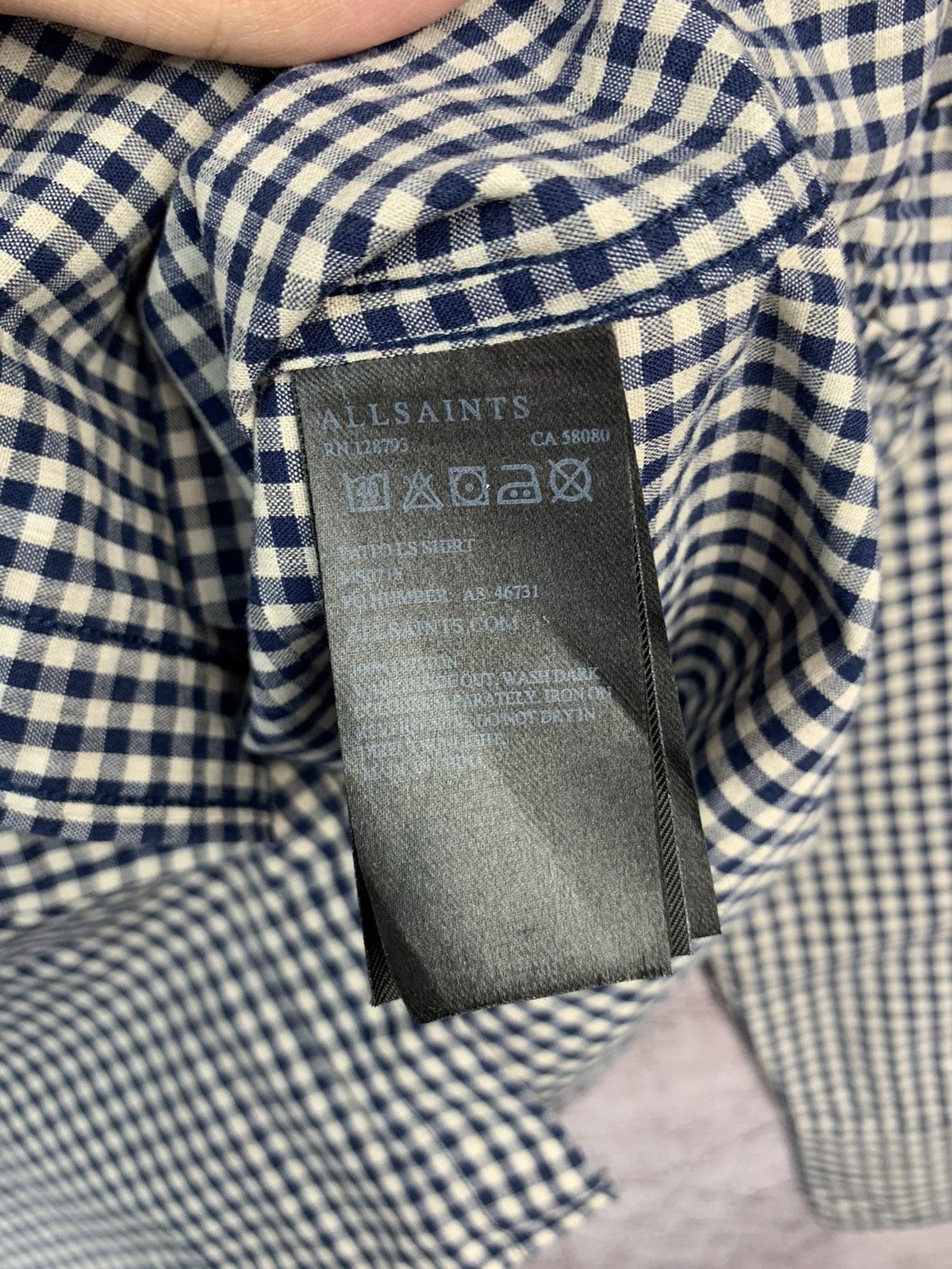 Allsaints Allsaints Mens Taito Long Sleeve Shirt Size US S / EU 44-46 / 1 - 7 Thumbnail