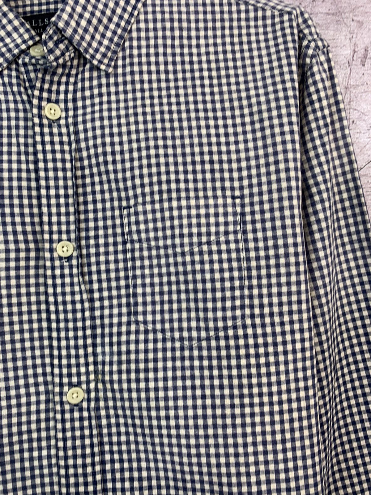 Allsaints Allsaints Mens Taito Long Sleeve Shirt Size US S / EU 44-46 / 1 - 4 Thumbnail