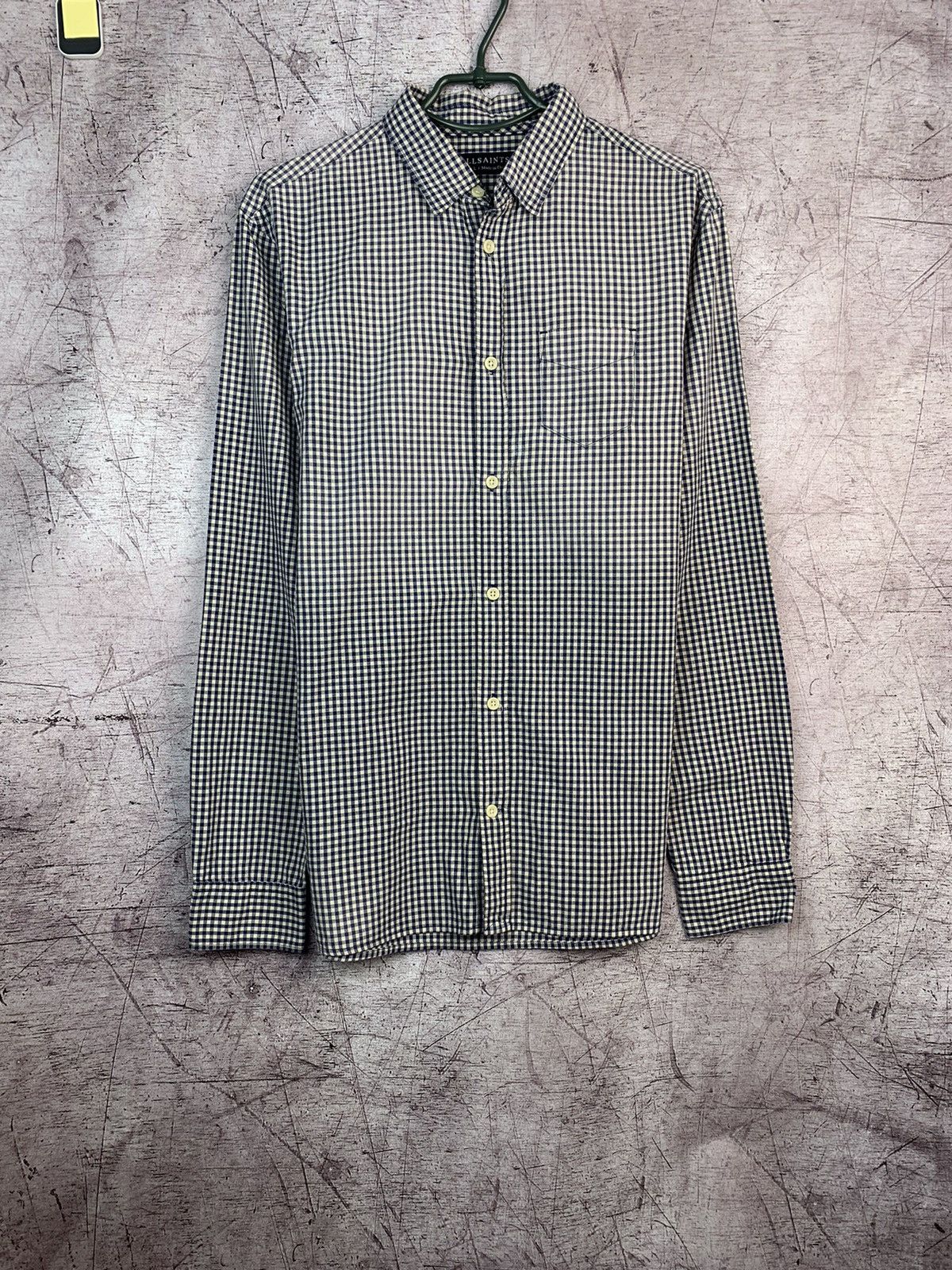 Allsaints Allsaints Mens Taito Long Sleeve Shirt Size US S / EU 44-46 / 1 - 1 Thumbnail