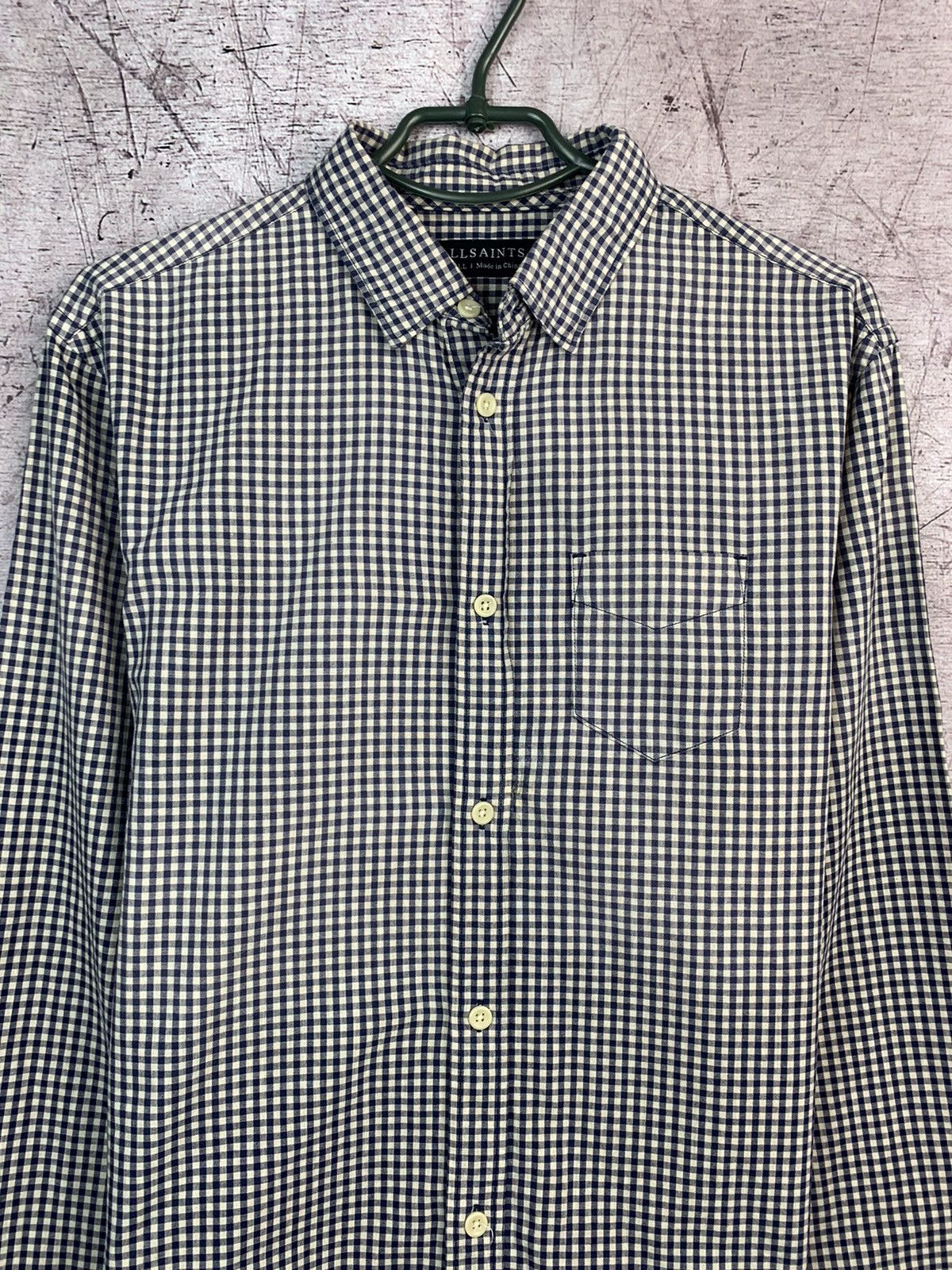 Allsaints Allsaints Mens Taito Long Sleeve Shirt Size US S / EU 44-46 / 1 - 2 Thumbnail