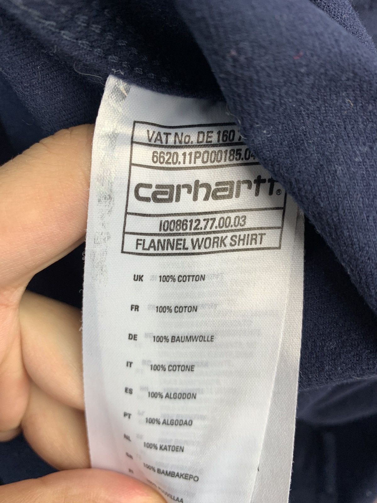 Carhartt × Vintage Carhartt Vintage Mens Flannel Work Shirt Y2K Overshirt Size US L / EU 52-54 / 3 - 7 Thumbnail