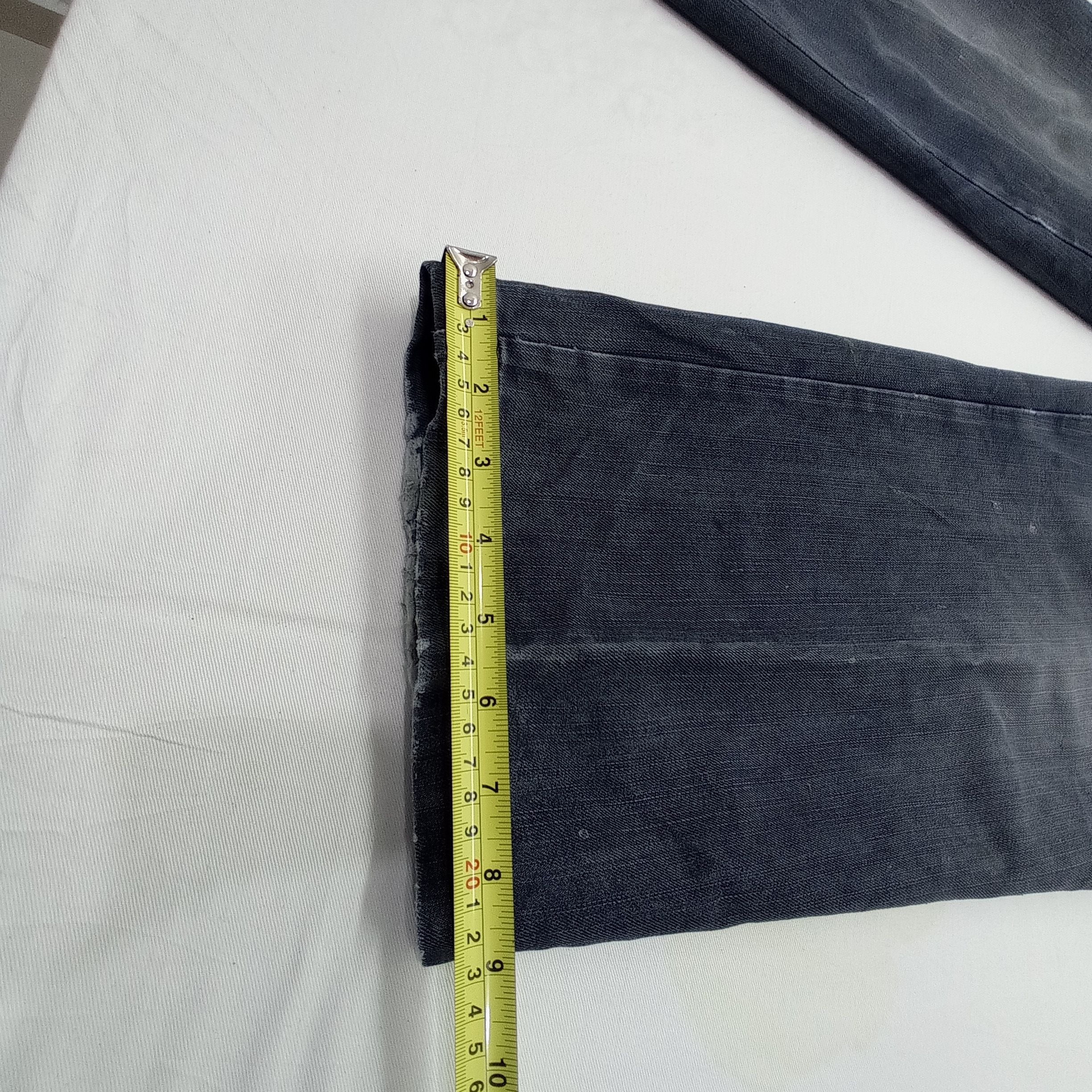 Japanese Brand Cargo Pants Even River Workwear Denim Distresed Size US 36 / EU 52 - 7 Thumbnail