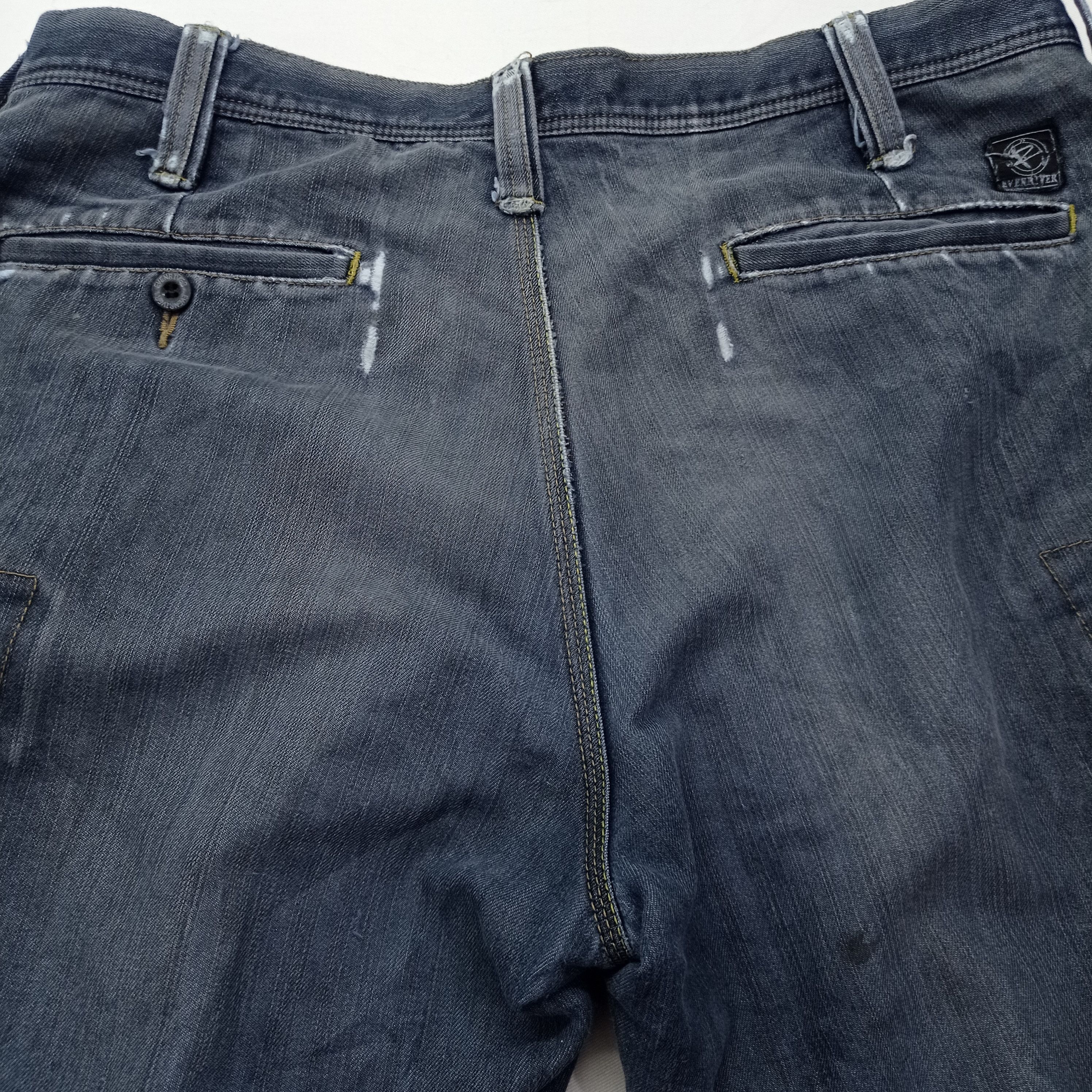Japanese Brand Cargo Pants Even River Workwear Denim Distresed Size US 36 / EU 52 - 16 Thumbnail