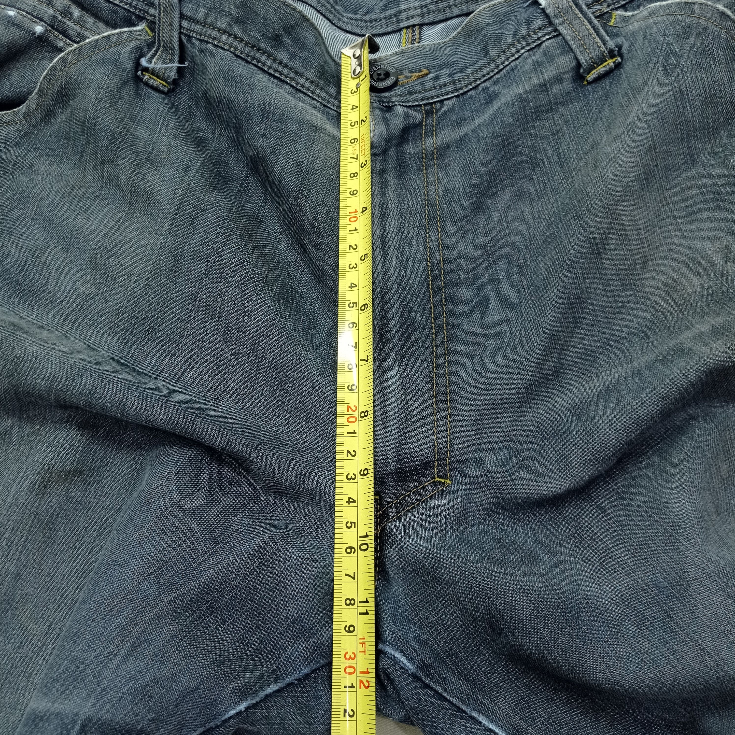 Japanese Brand Cargo Pants Even River Workwear Denim Distresed Size US 36 / EU 52 - 12 Thumbnail