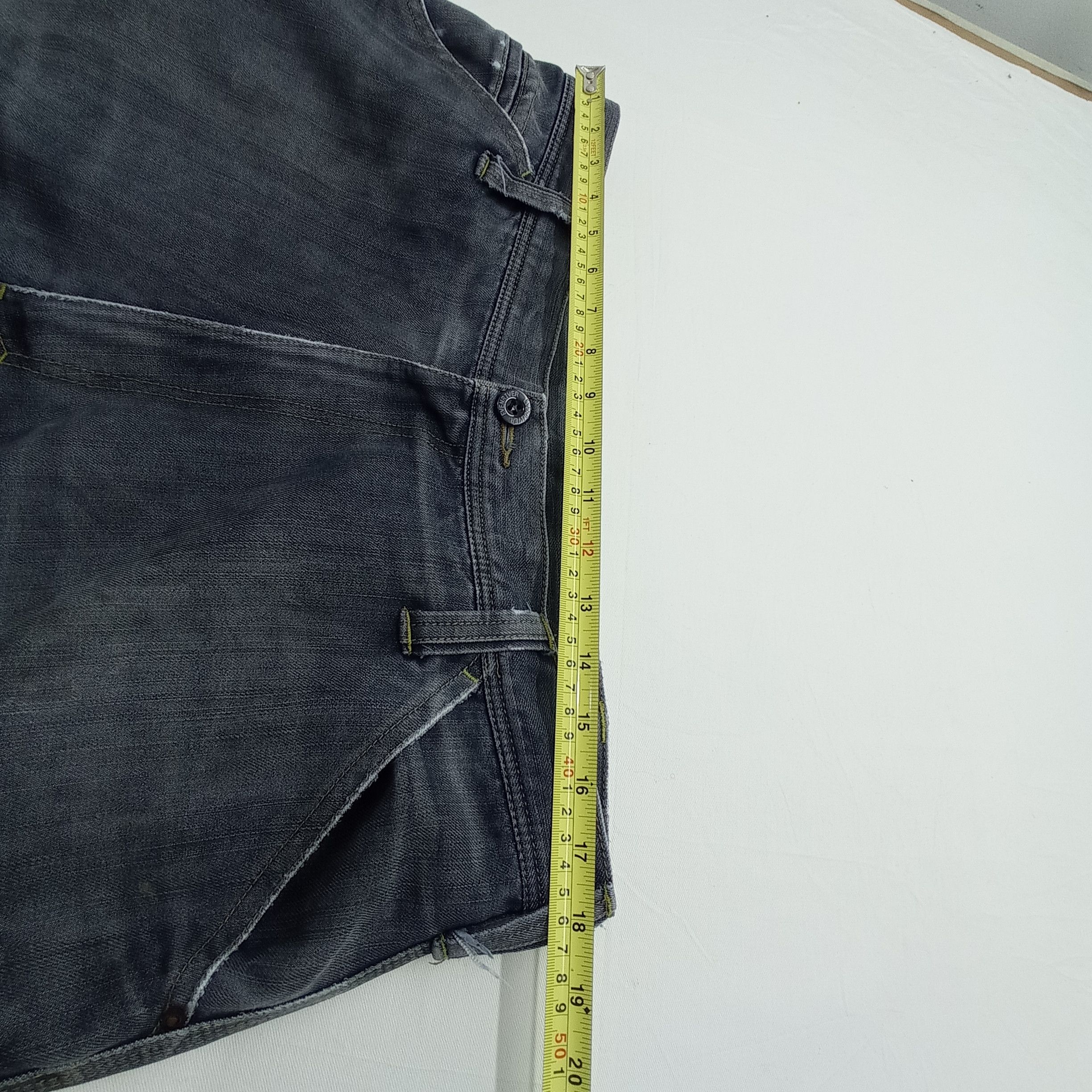 Japanese Brand Cargo Pants Even River Workwear Denim Distresed Size US 36 / EU 52 - 11 Thumbnail