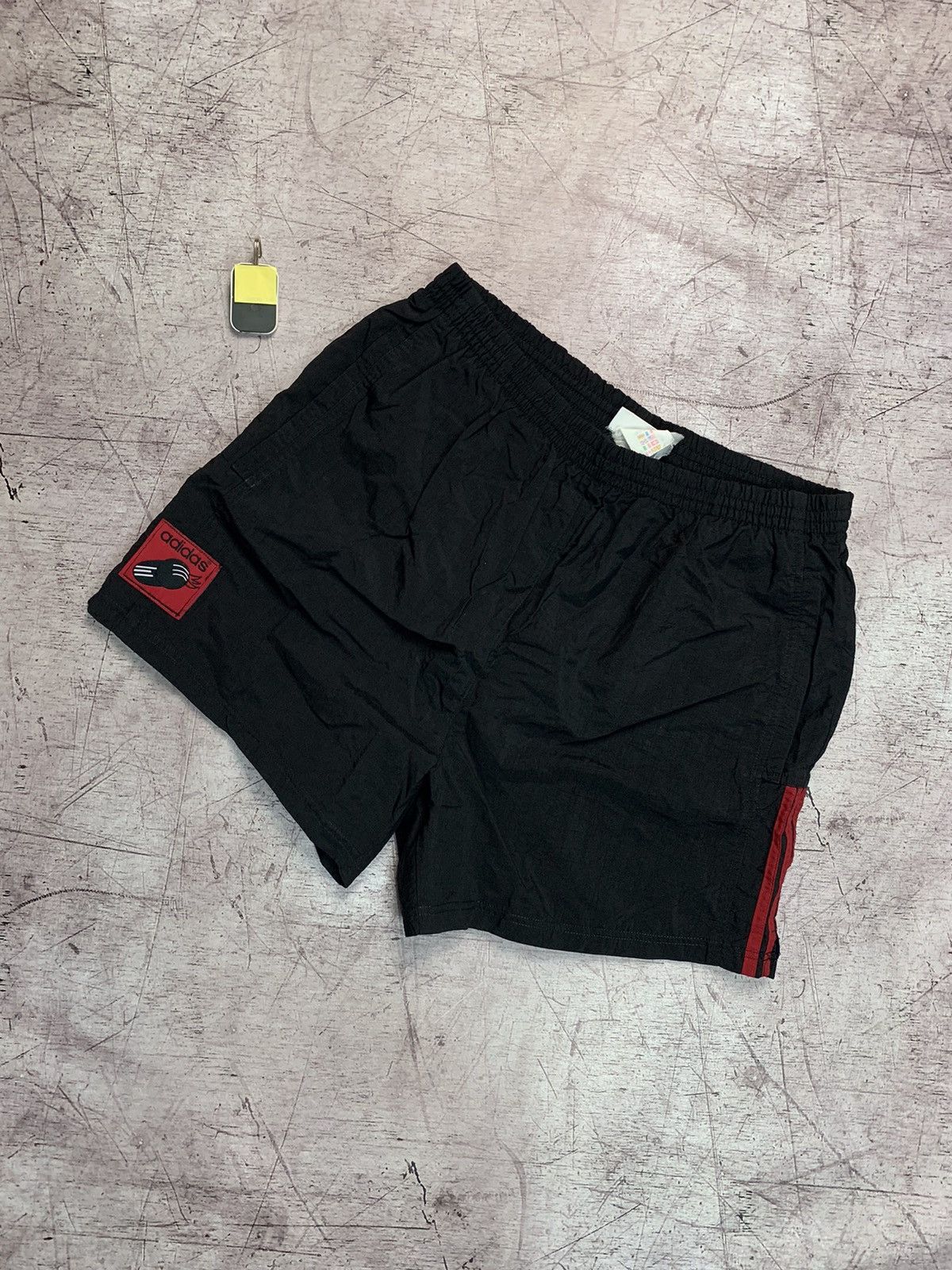 Adidas × Vintage Adidas Vintage Mens Nylon Shorts Size US 34 / EU 50 - 1 Thumbnail