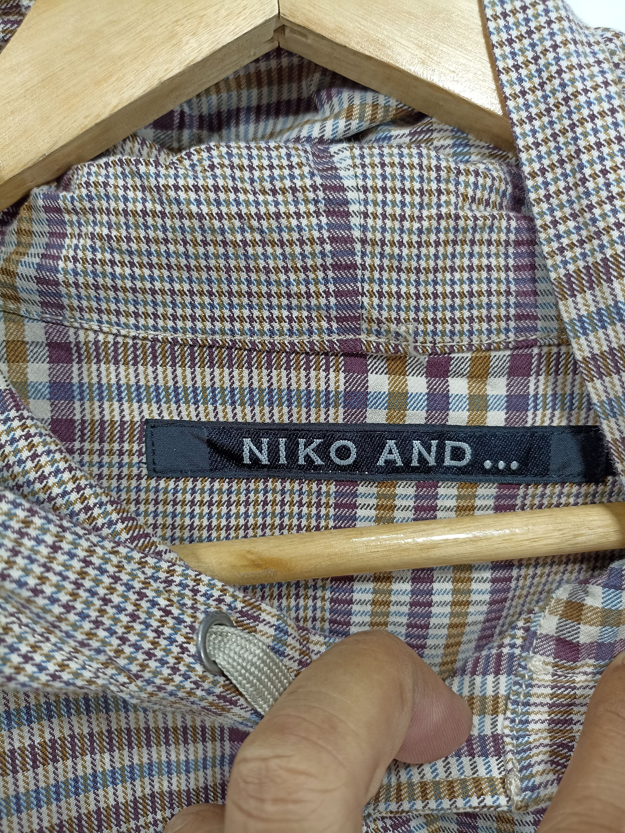 Flannel × Japanese Brand Niko and Button up Hoodie Size US L / EU 52-54 / 3 - 5 Thumbnail