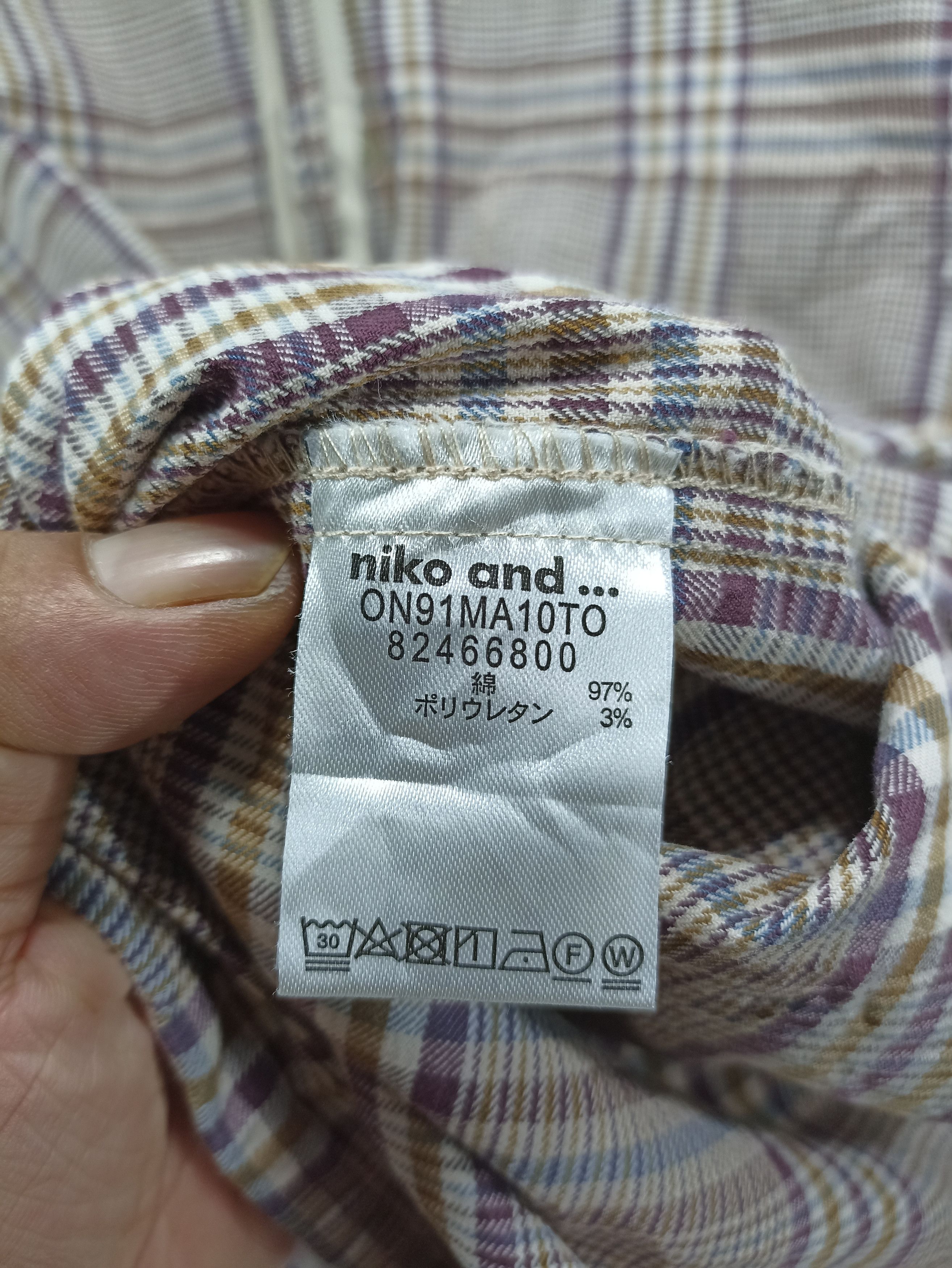 Flannel × Japanese Brand Niko and Button up Hoodie Size US L / EU 52-54 / 3 - 6 Thumbnail