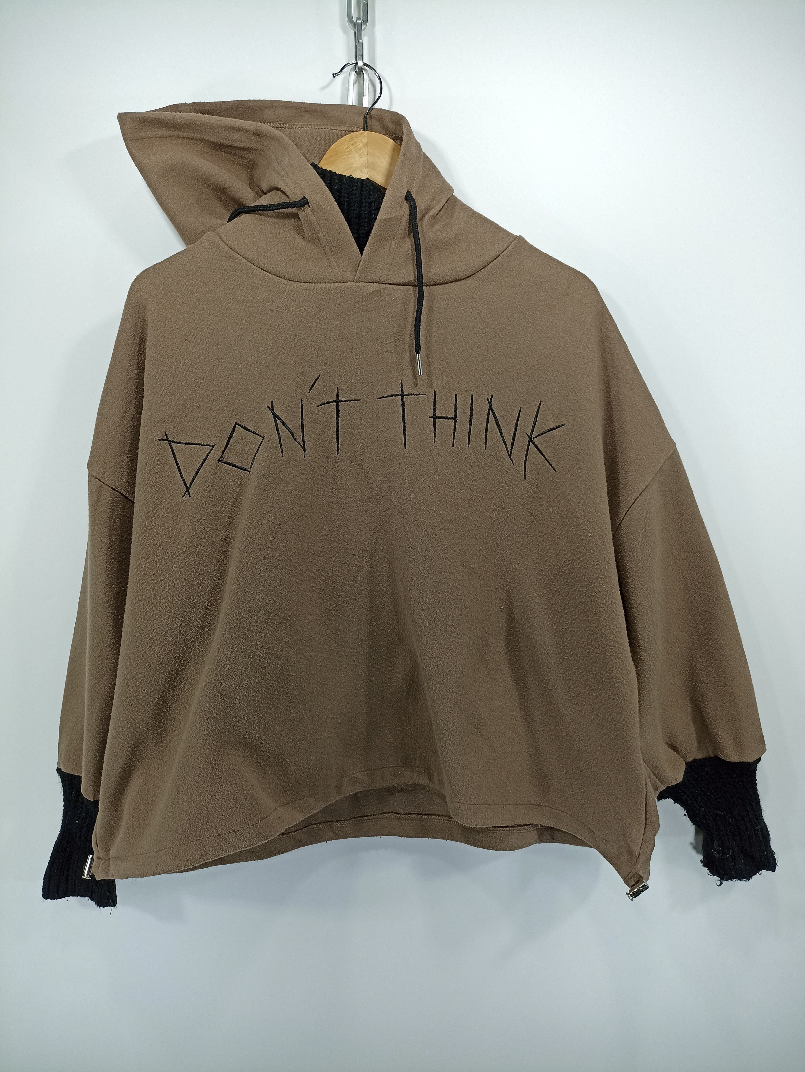Japanese Brand Cropped Anap Boxy Embroidery Dont Think Logo Size US L / EU 52-54 / 3 - 1 Thumbnail