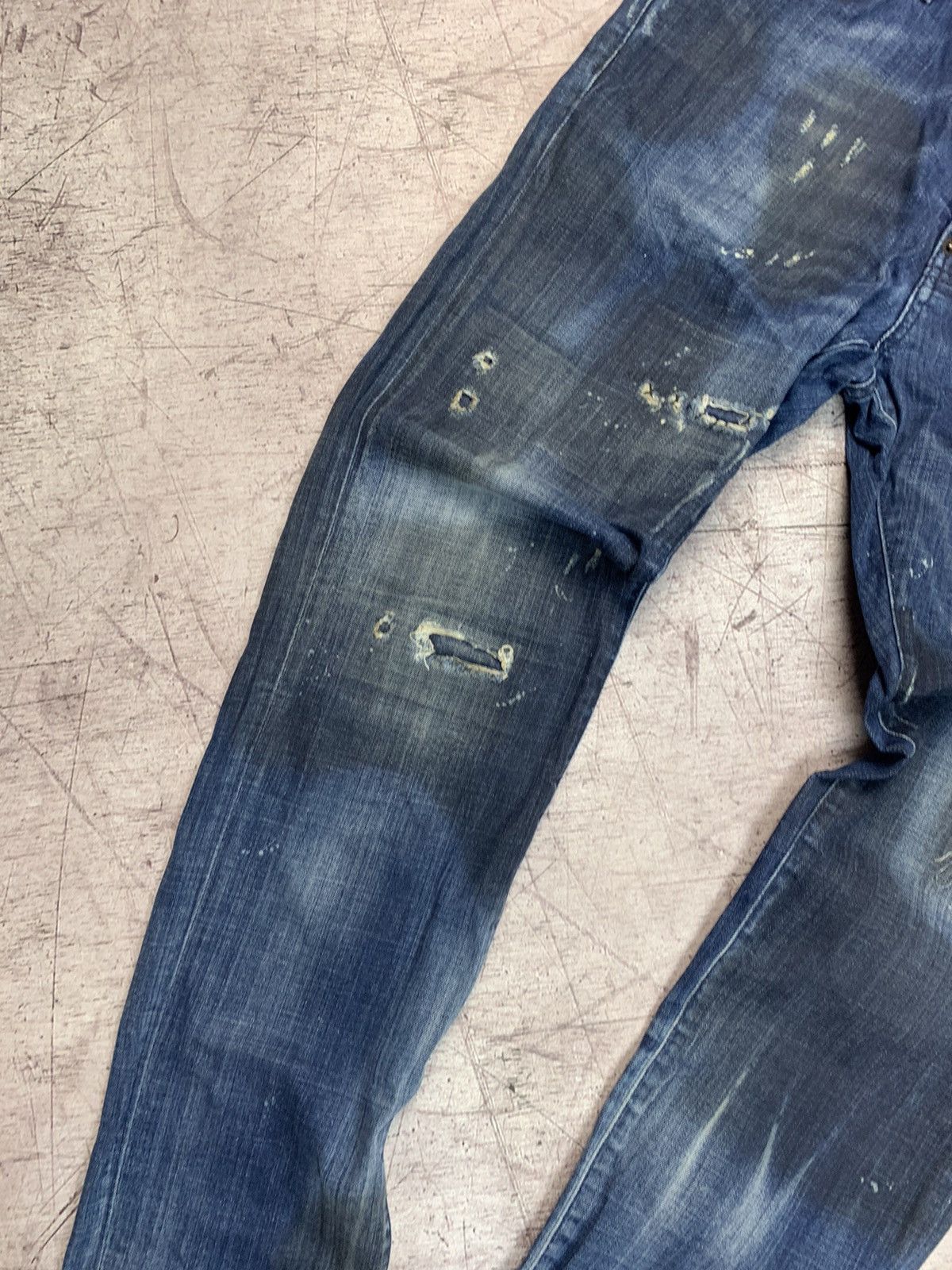 Dsquared2 Dsquared2 Mens Distressed Denim Pants Jeans Size US 30 / EU 46 - 4 Thumbnail