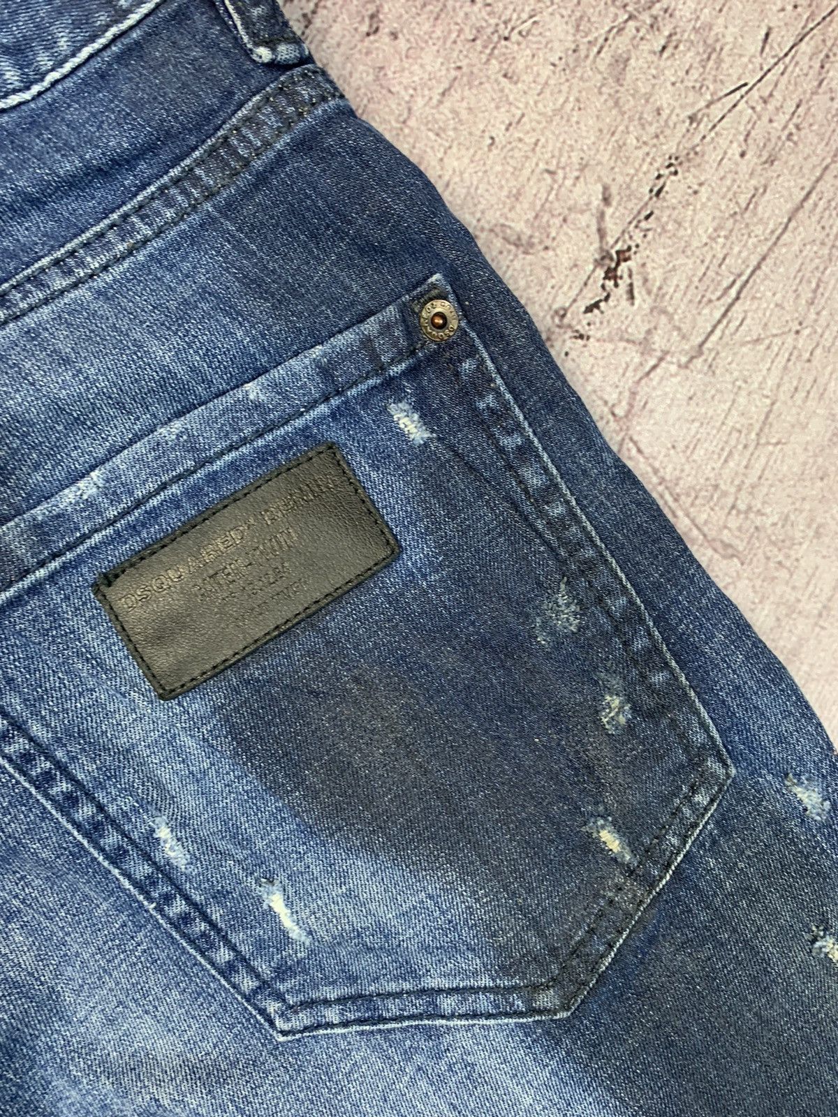 Dsquared2 Dsquared2 Mens Distressed Denim Pants Jeans Size US 30 / EU 46 - 15 Thumbnail