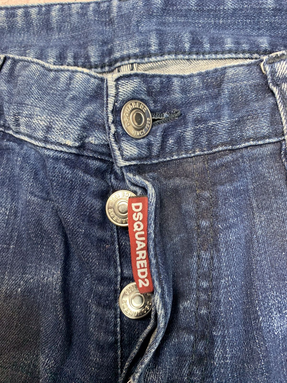 Dsquared2 Dsquared2 Mens Distressed Denim Pants Jeans Size US 30 / EU 46 - 8 Thumbnail