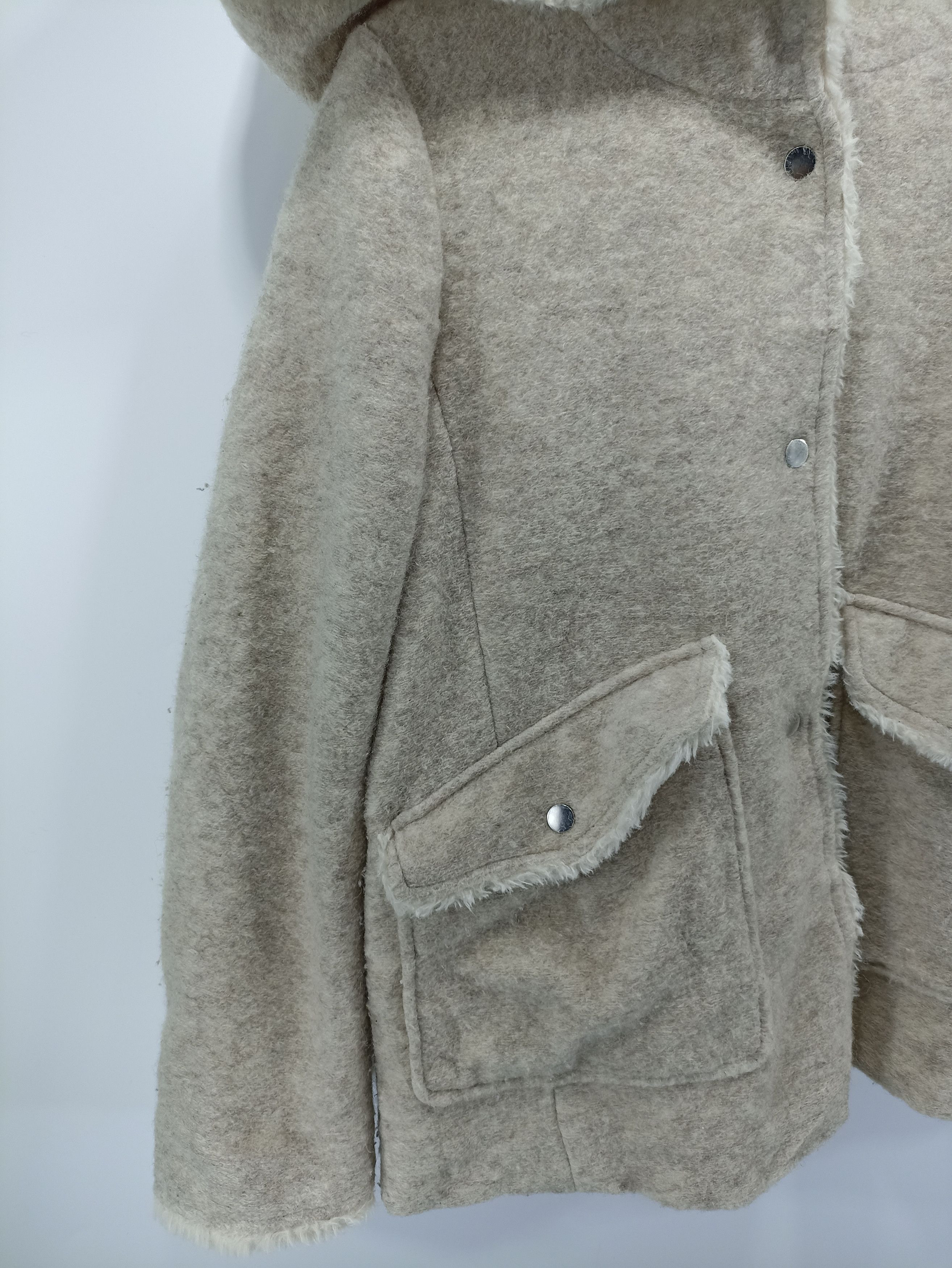 Japanese Brand Trf outwear Wool Fleece Hoodie jacket Size M / US 6-8 / IT 42-44 - 2 Thumbnail