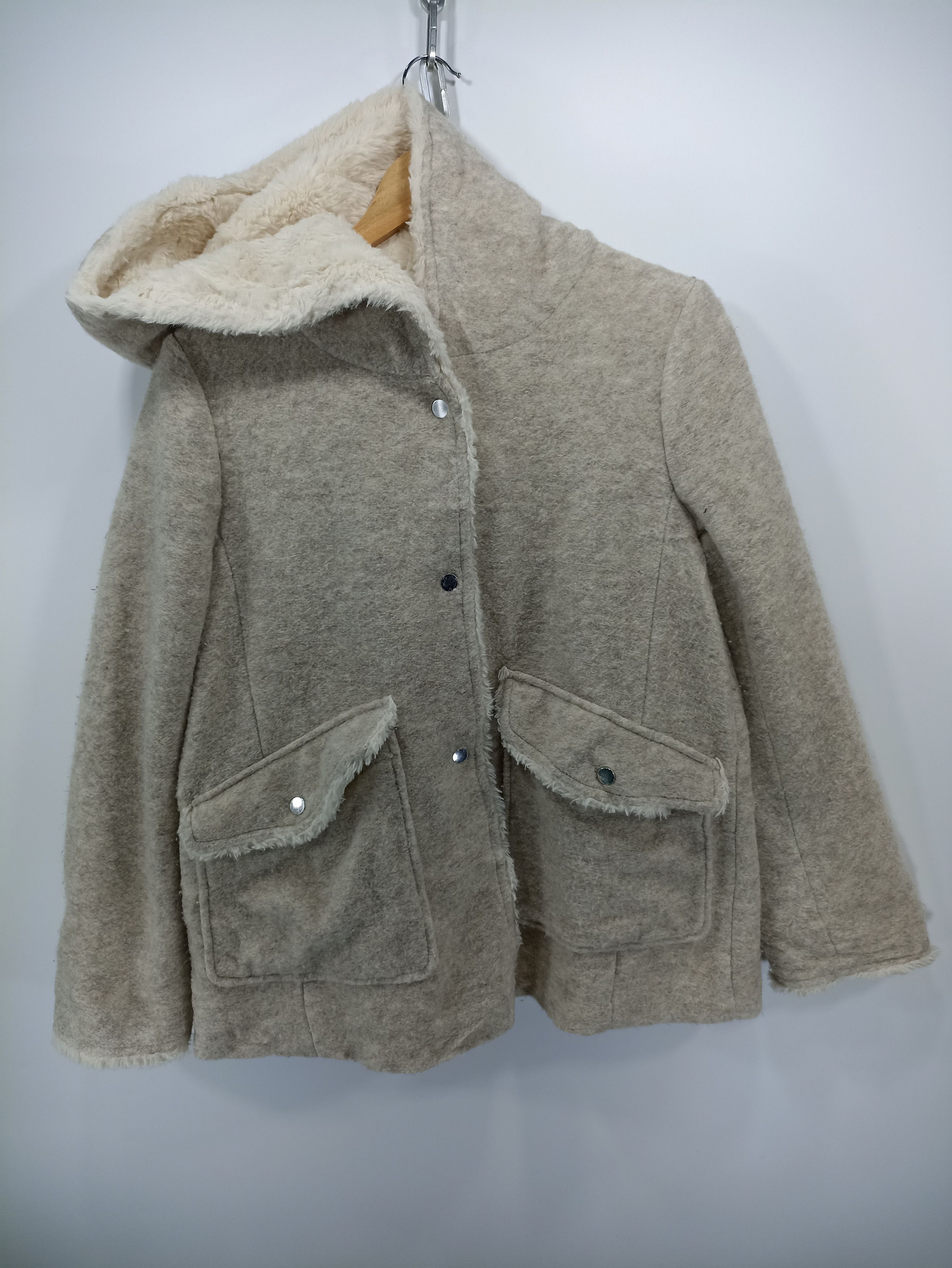 Japanese Brand Trf outwear Wool Fleece Hoodie jacket Size M / US 6-8 / IT 42-44 - 1 Thumbnail