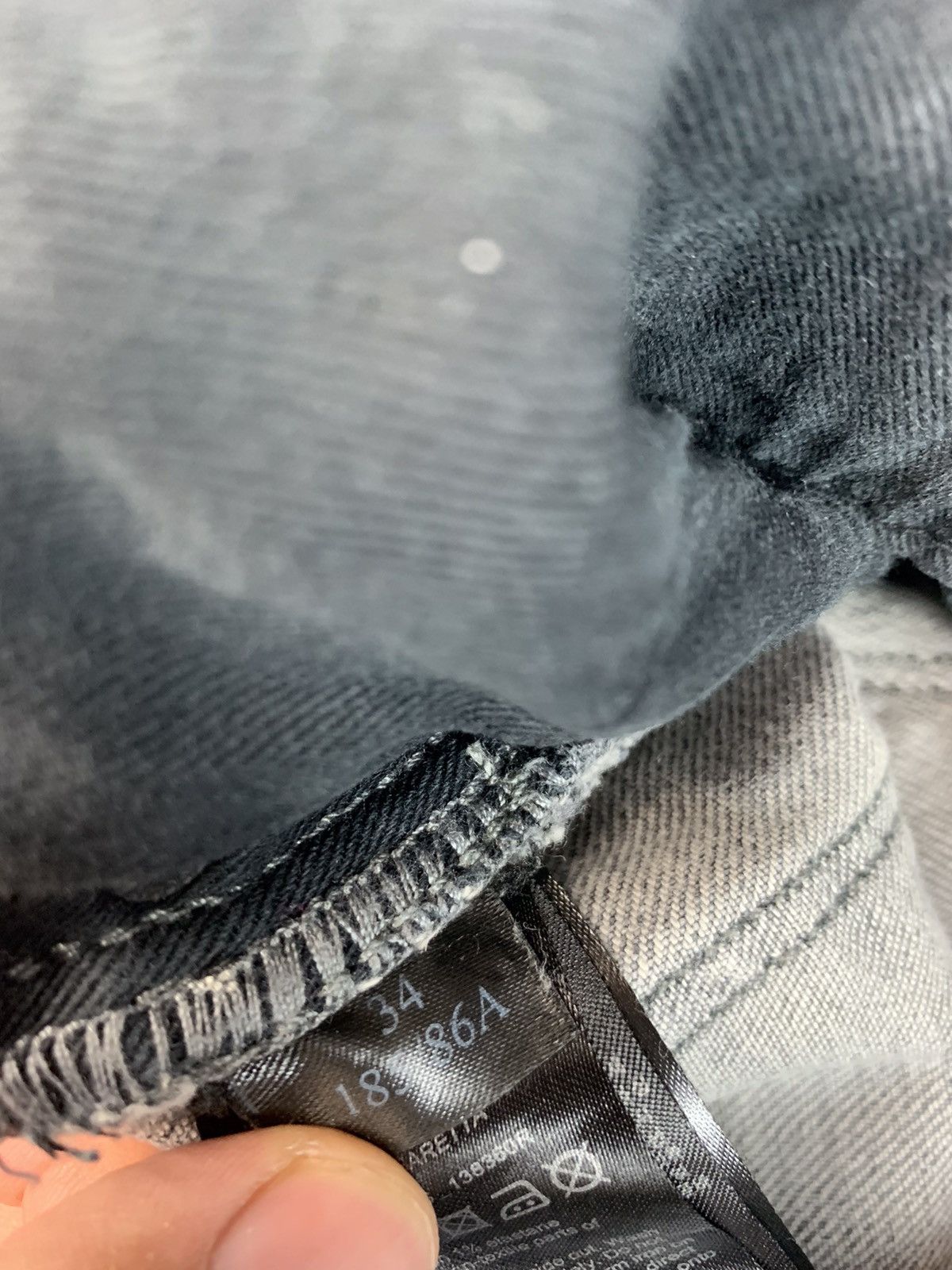 Allsaints × Vintage Allsaints Vintage Mens Raveline Cigarette Denim Pants Jeans Size US 34 / EU 50 - 8 Thumbnail