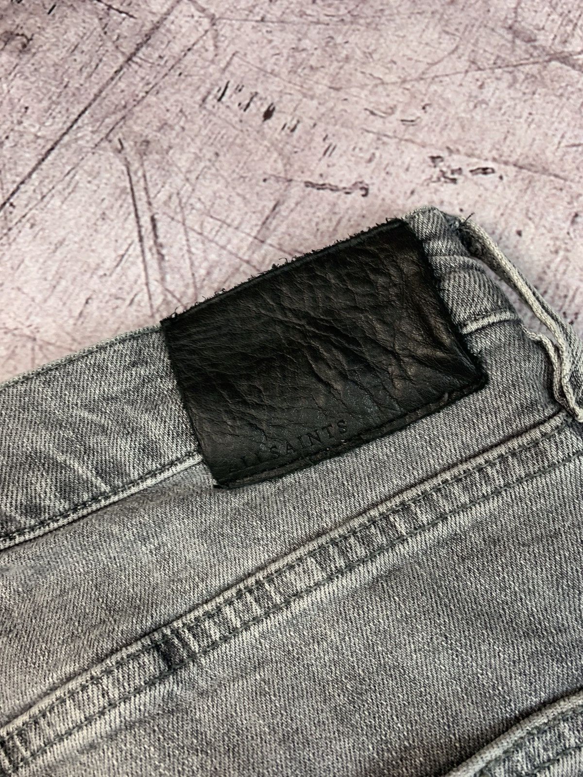 Allsaints × Vintage Allsaints Vintage Mens Raveline Cigarette Denim Pants Jeans Size US 34 / EU 50 - 3 Thumbnail