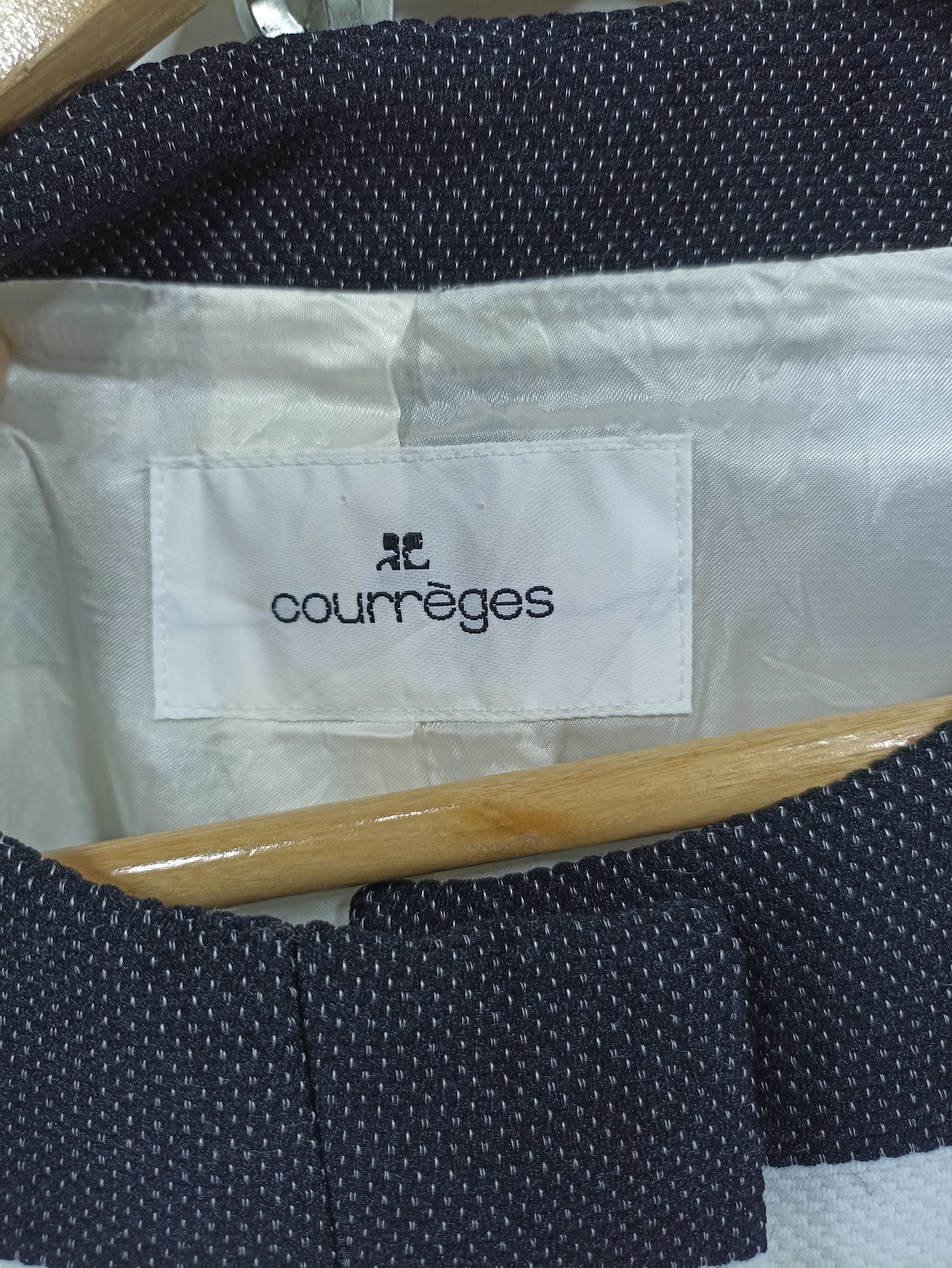 Courreges × Designer Courreges black white Stripe Size S / US 4 / IT 40 - 7 Thumbnail