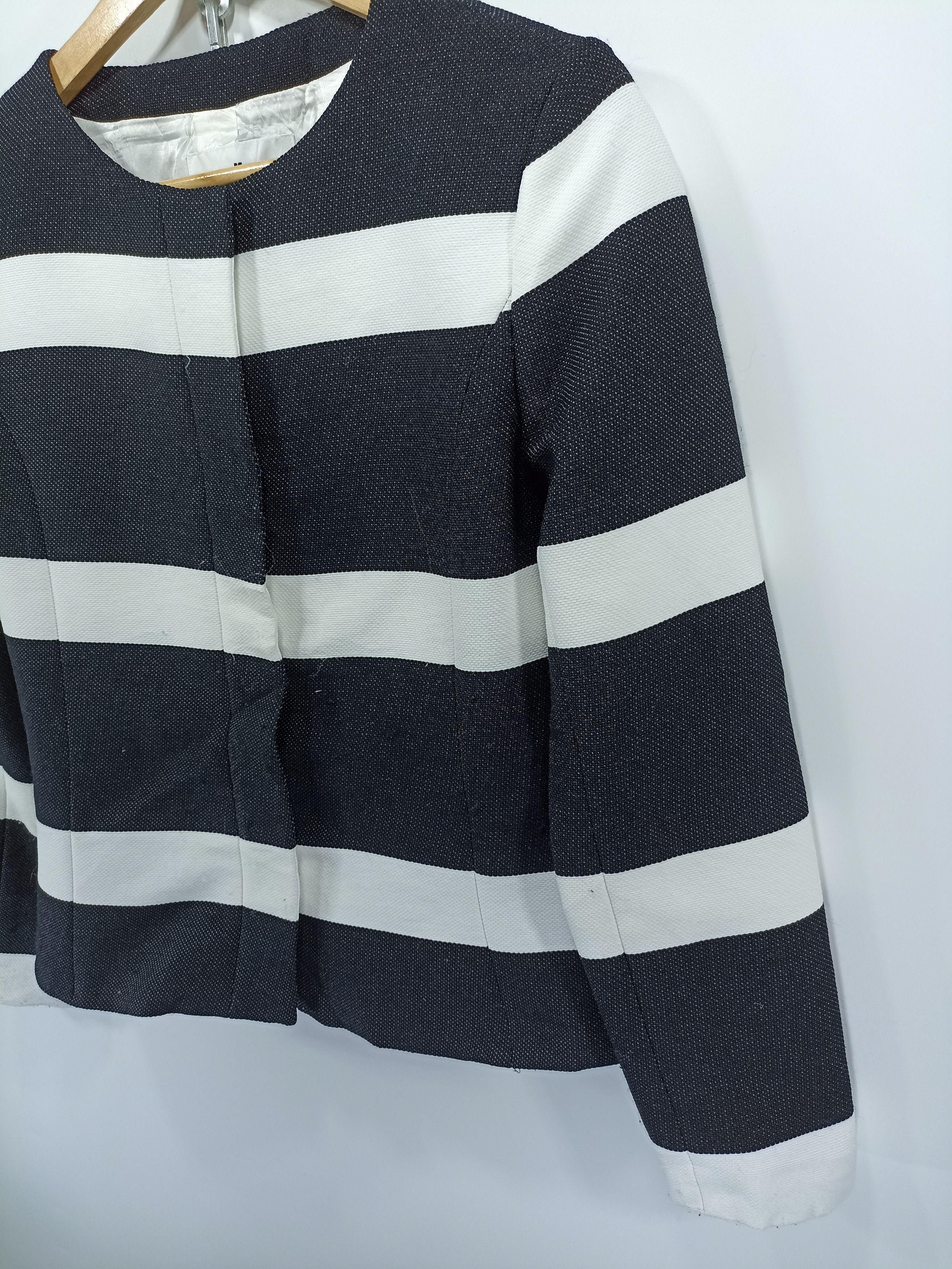 Courreges × Designer Courreges black white Stripe Size S / US 4 / IT 40 - 2 Thumbnail