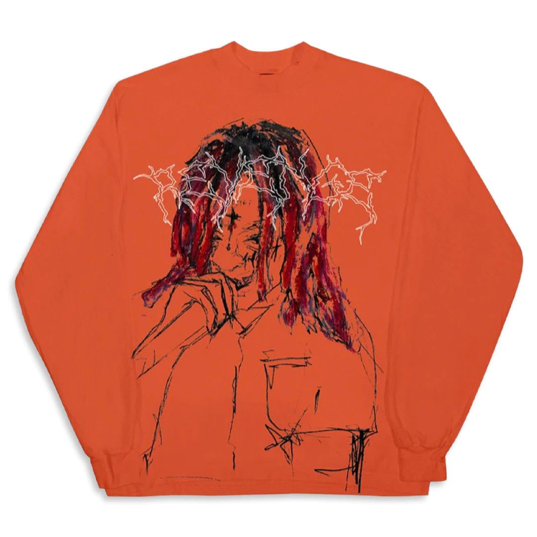 Revenge o1p2roe1m Revenge x Trippie Red Lightning L/S Orange T-Shirt Size US L / EU 52-54 / 3 - 1 Preview