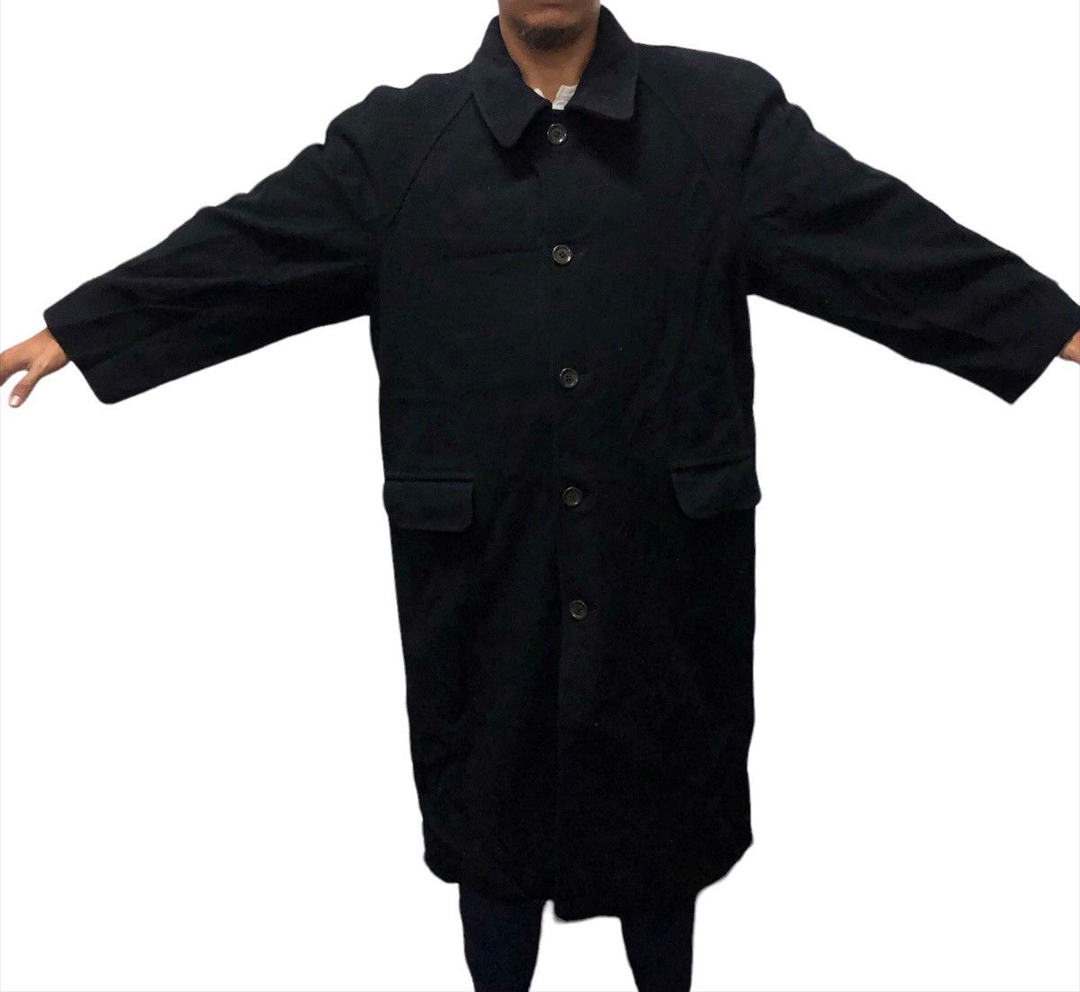 Kansai Yamamoto Yohji Yamamoto By Kansai Man wool overcoat Size US M / EU 48-50 / 2 - 2 Thumbnail