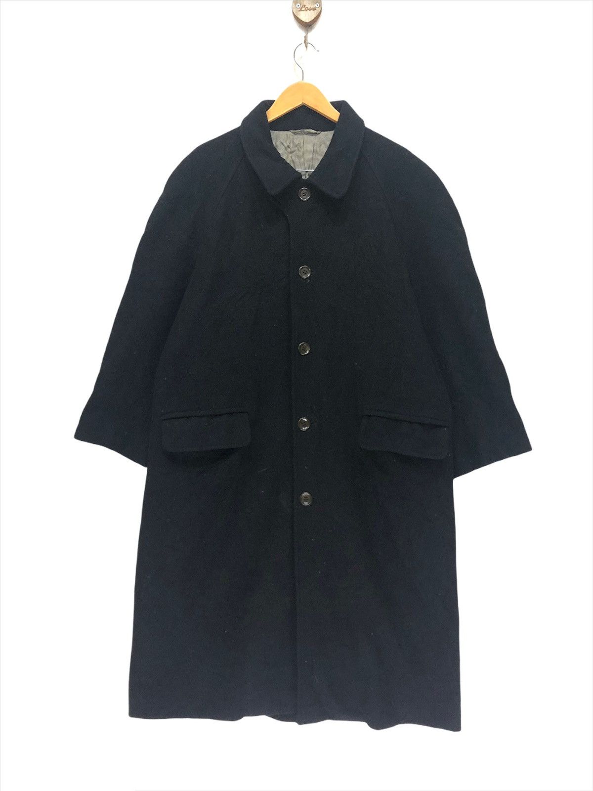 Kansai Yamamoto Yohji Yamamoto By Kansai Man wool overcoat Size US M / EU 48-50 / 2 - 1 Thumbnail