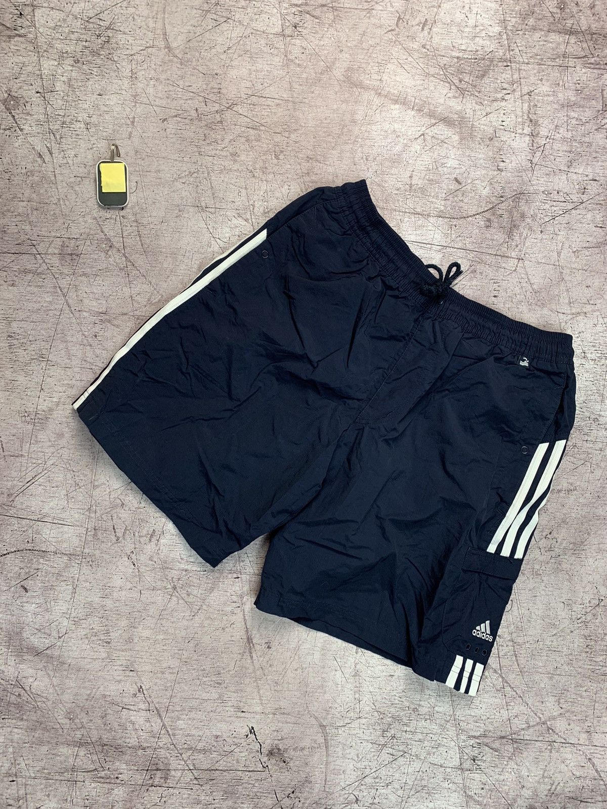 Adidas × Vintage Adidas Vintage Mens Nylon Shorts Size US 32 / EU 48 - 1 Thumbnail