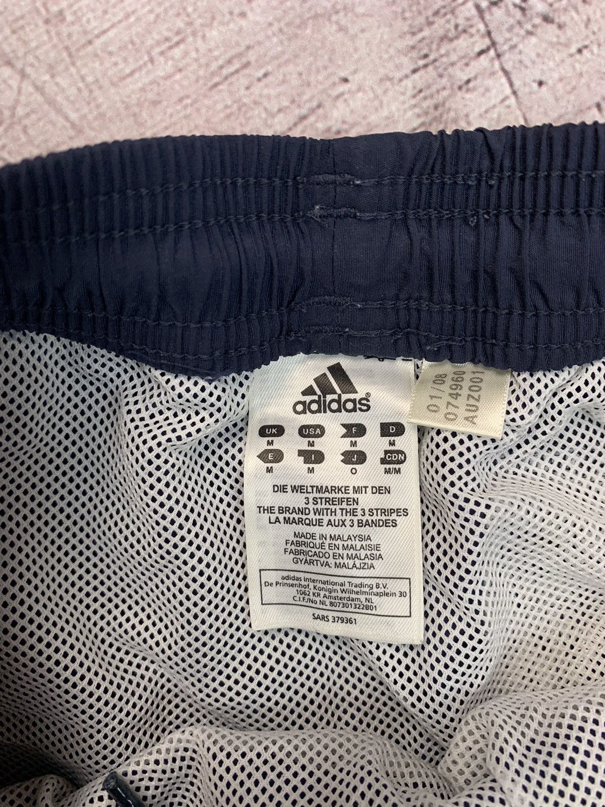 Adidas × Vintage Adidas Vintage Mens Nylon Shorts Size US 32 / EU 48 - 5 Thumbnail
