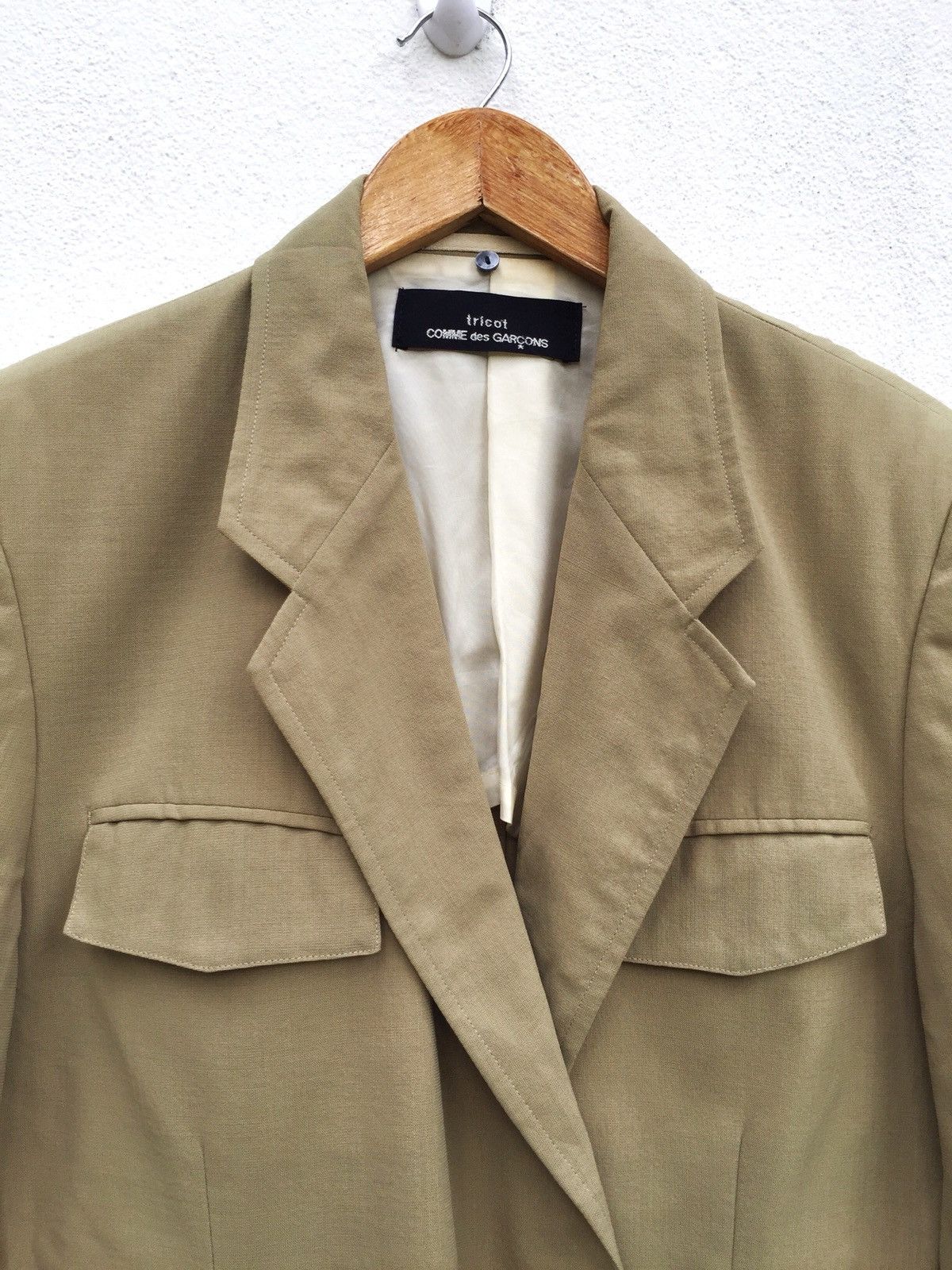 Comme des Garcons AD1988 Rei Kawakubo Double Breast Distressed Blazer Jacket Size US M / EU 48-50 / 2 - 3 Thumbnail