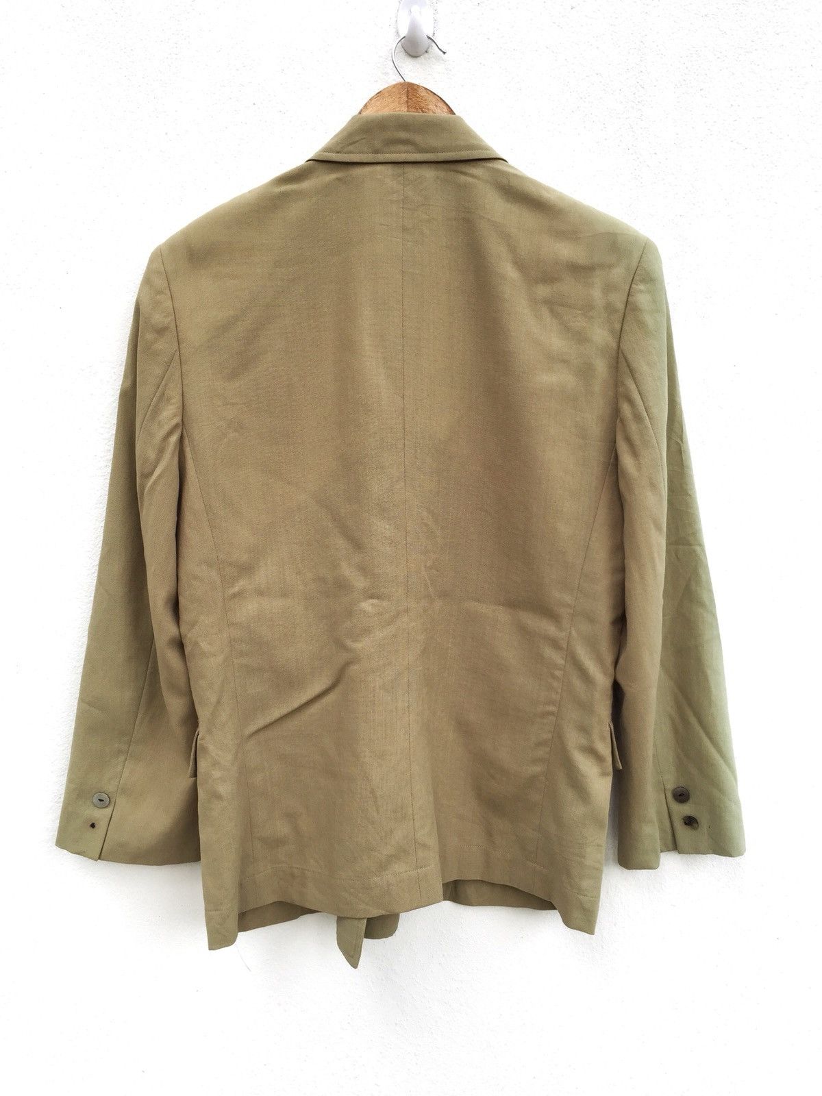 Comme des Garcons AD1988 Rei Kawakubo Double Breast Distressed Blazer Jacket Size US M / EU 48-50 / 2 - 2 Thumbnail