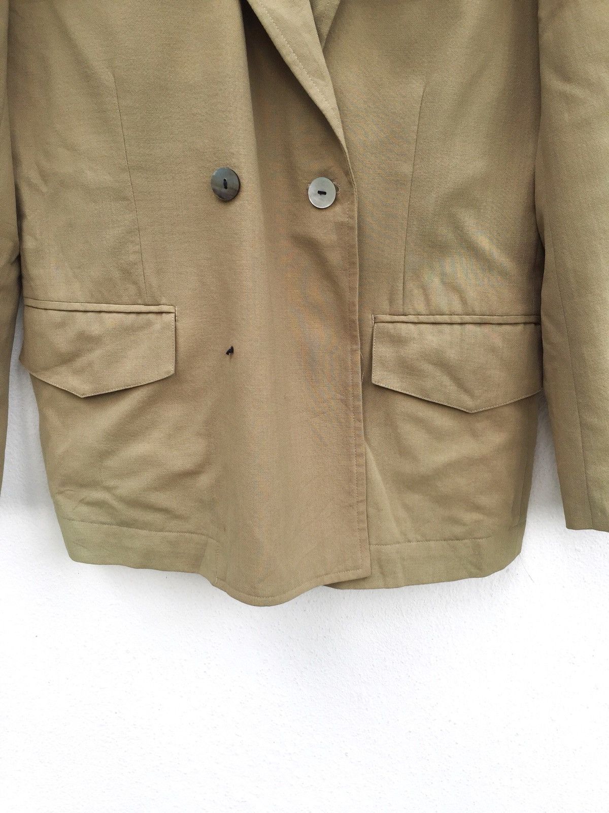 Comme des Garcons AD1988 Rei Kawakubo Double Breast Distressed Blazer Jacket Size US M / EU 48-50 / 2 - 7 Thumbnail
