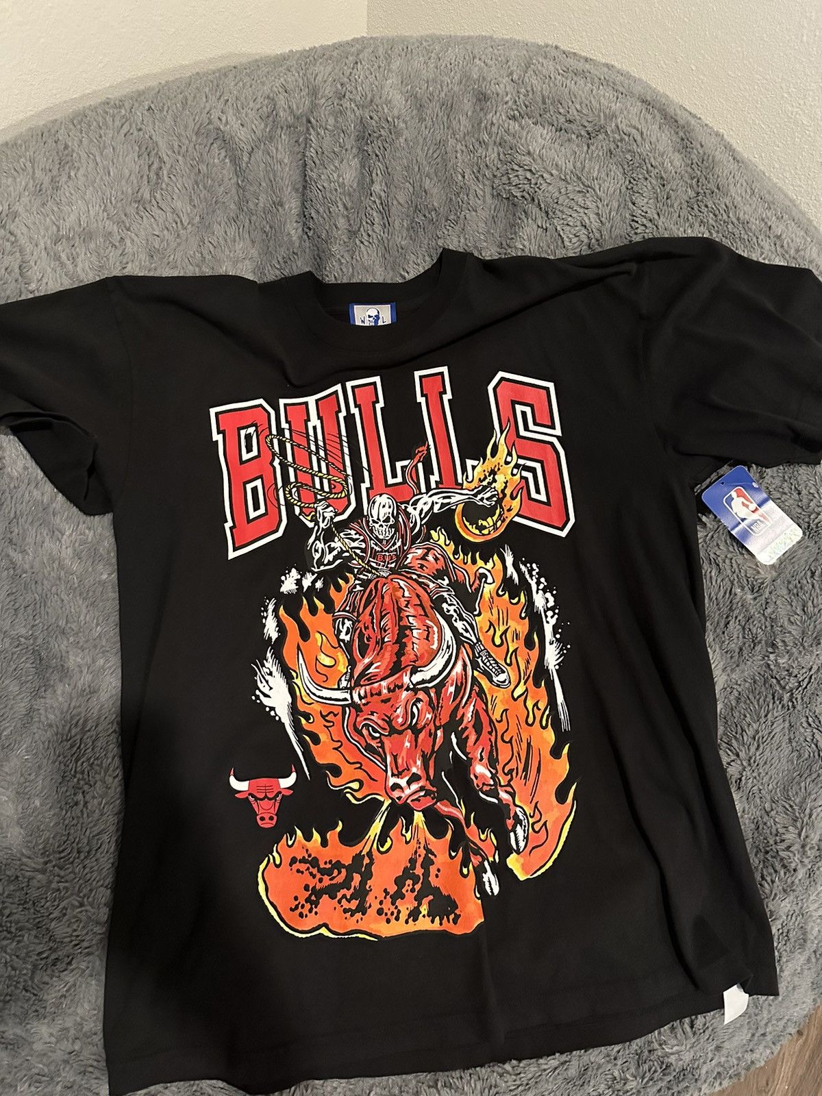 出産祝い Warren Bulls Chicago NBA Lotas Tシャツ/カットソー(半袖/袖