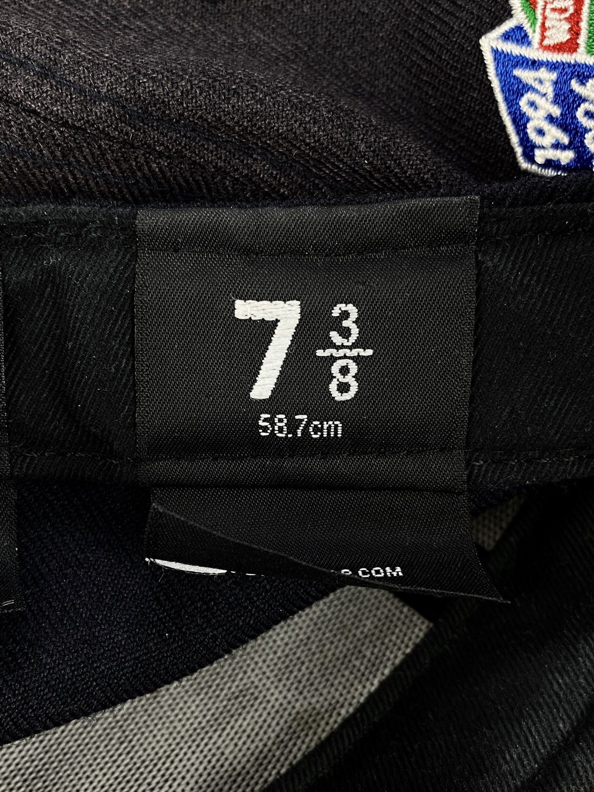 Supreme SS14 Supreme ‘Hebrew’ Logo New Era Patched Navy Fitted Hat Size ONE SIZE - 5 Thumbnail