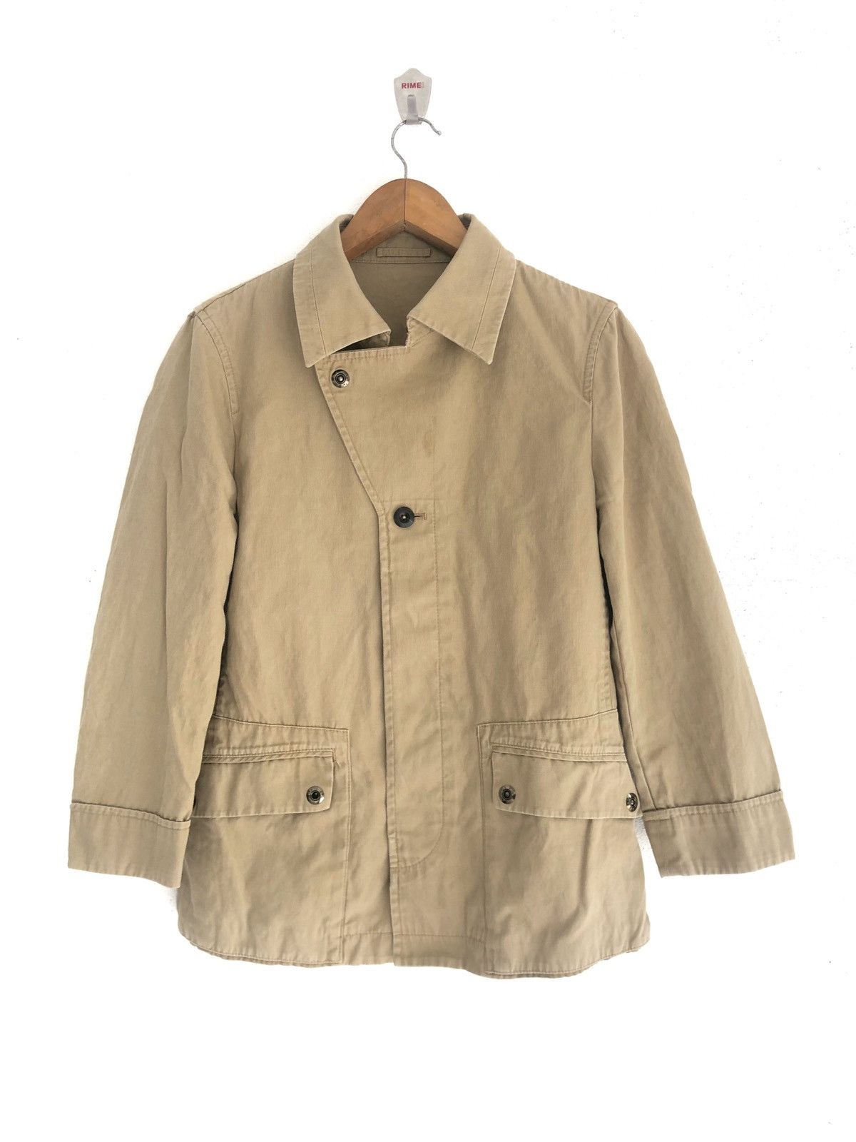 image of Designer Junmen Jacket in Cream, Men's (Size Small)