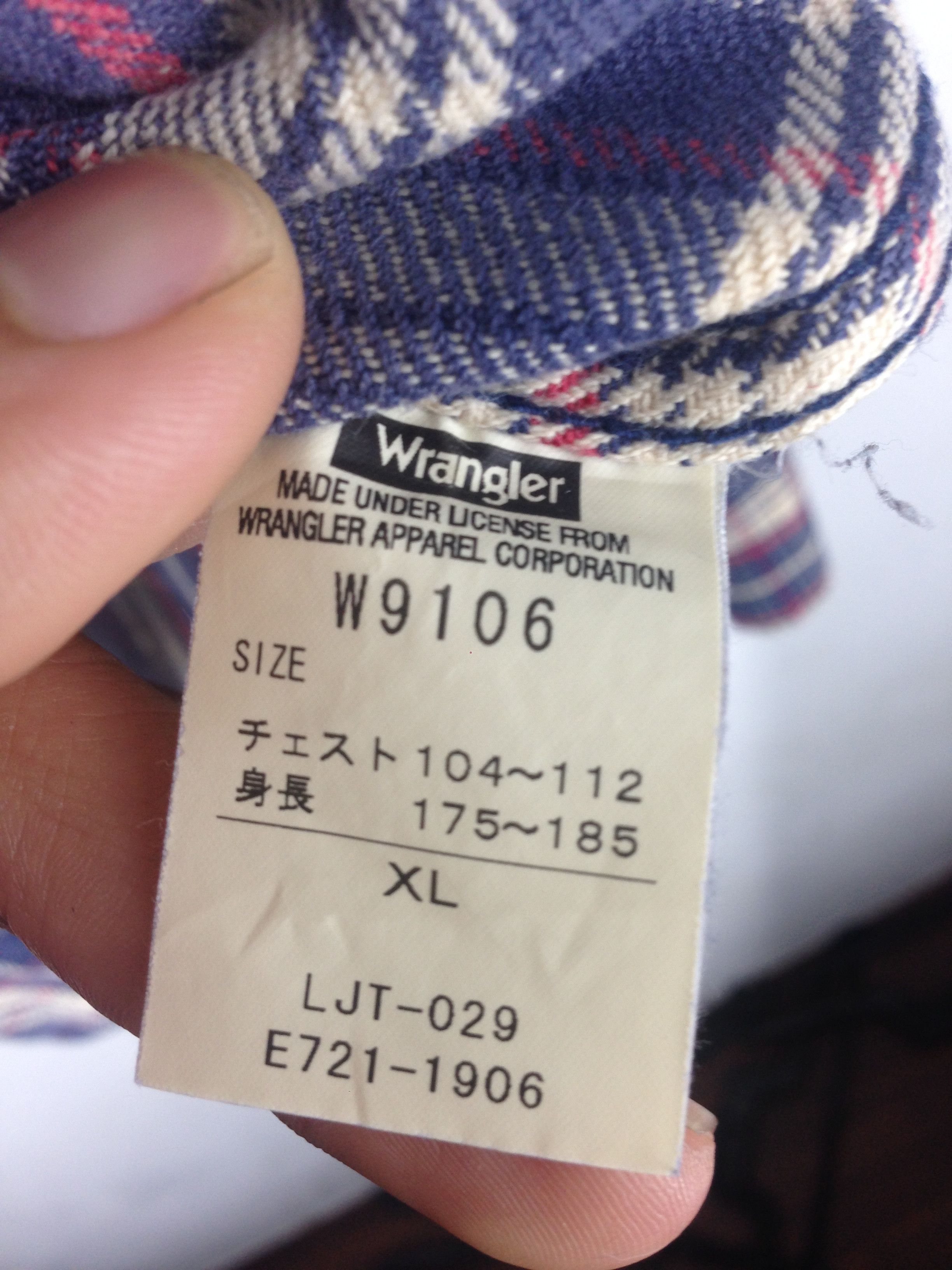 Wrangler Wrangler Flannel Size US XL / EU 56 / 4 - 4 Thumbnail