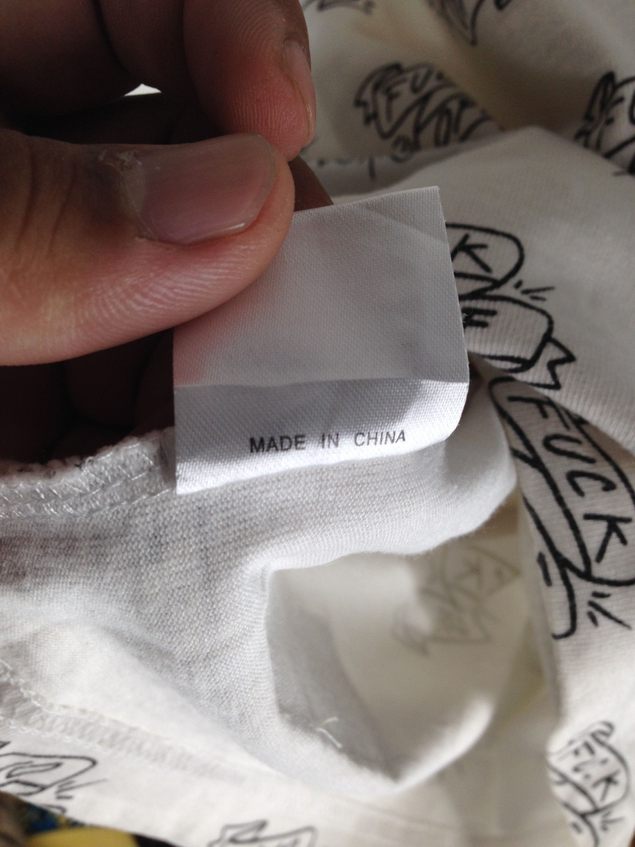 Japanese Brand Seven Union Fitted Fuck Off Tee Full Print Size US L / EU 52-54 / 3 - 6 Thumbnail