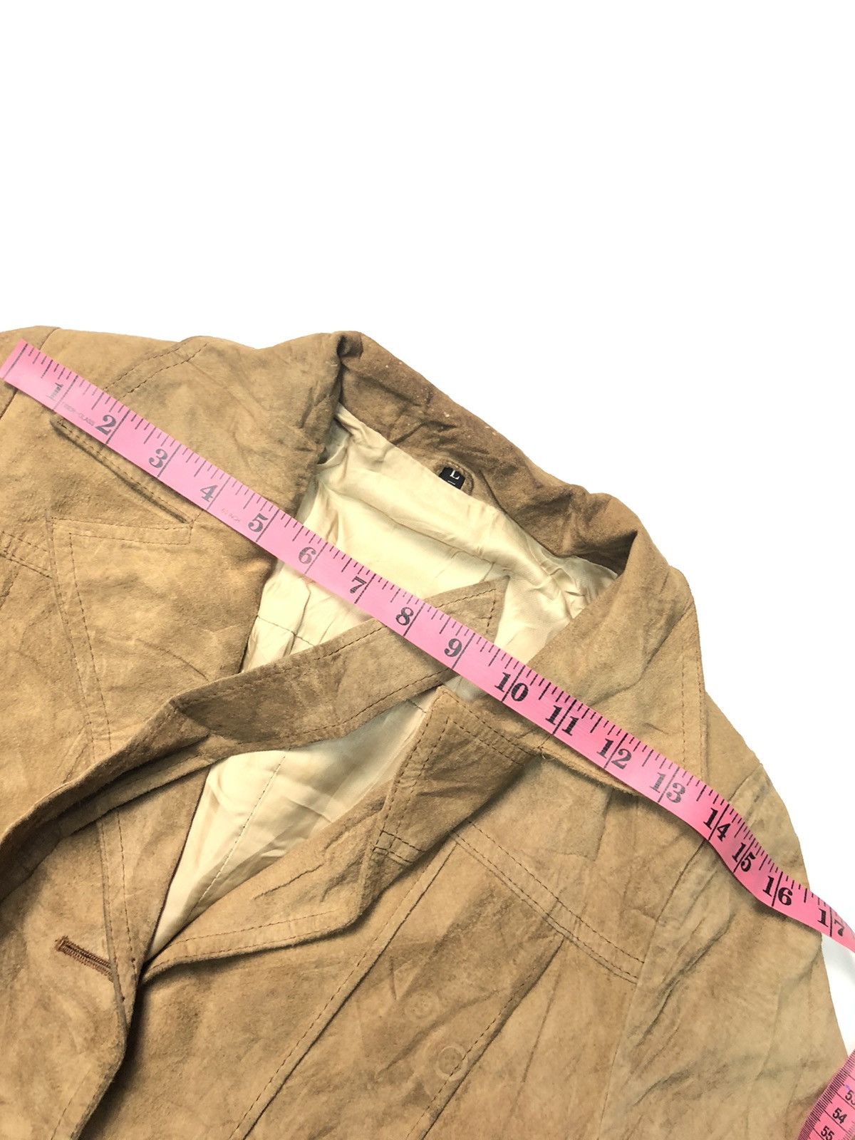 Vintage VINTAGE BELTED SUEDE LEATHER LONG JACKET 🧥 Size US S / EU 44-46 / 1 - 7 Thumbnail